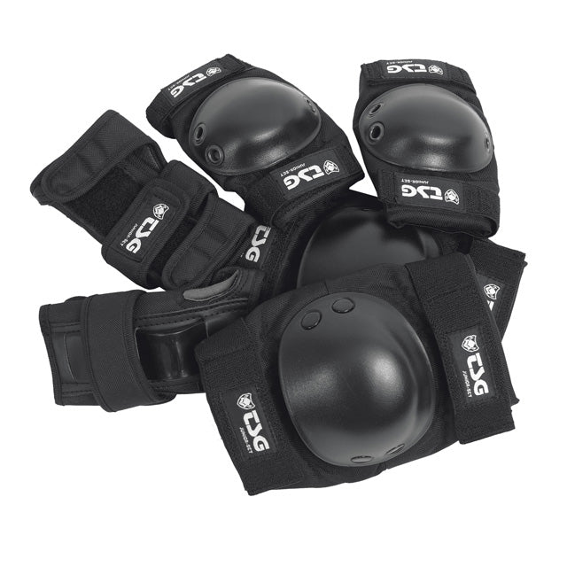 TSG Protectionset Junior - Schwarz layback-skateshop.myshopify.com Longboard Skateboard