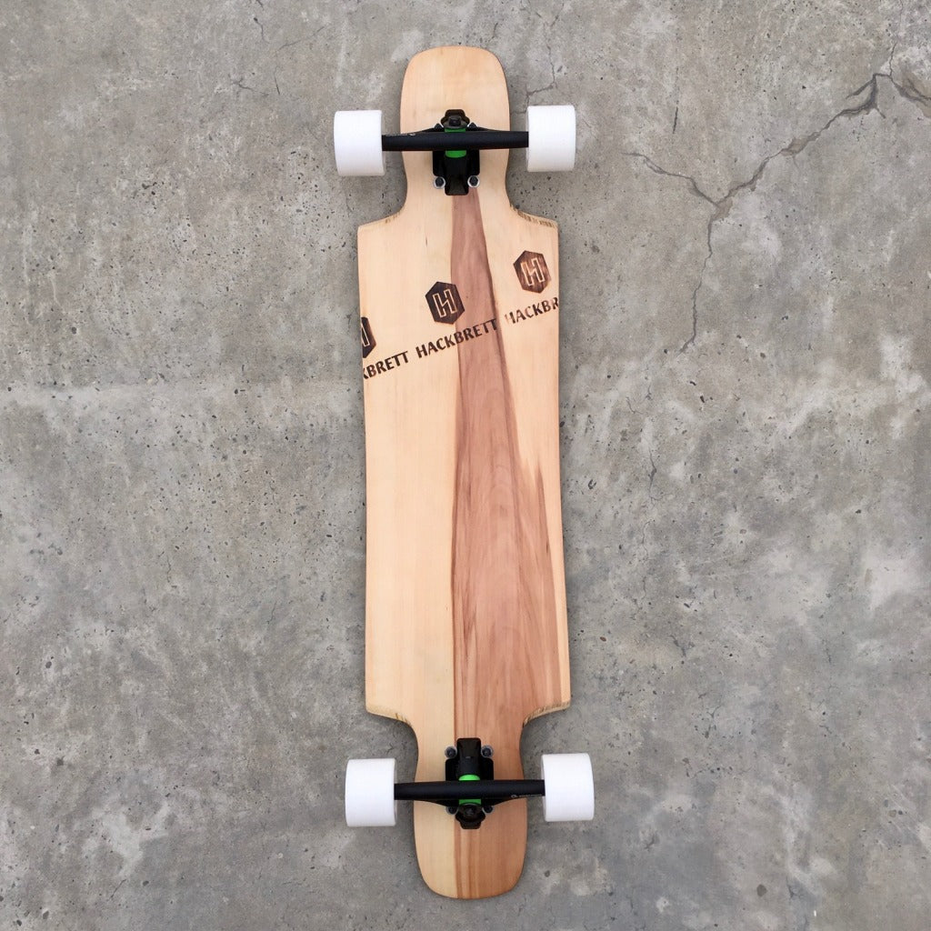 Hackbrett Dreisam Waldapfel – Komplettbrett layback-skateshop.myshopify.com Longboard Skateboard