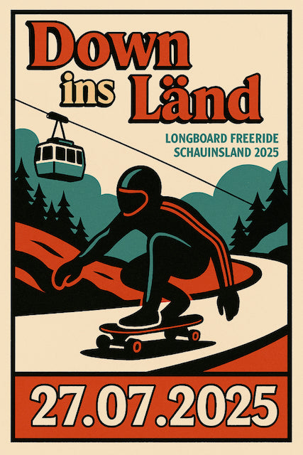 Down ins Länd / Longboard Freeride auf der Schauinsland Straße