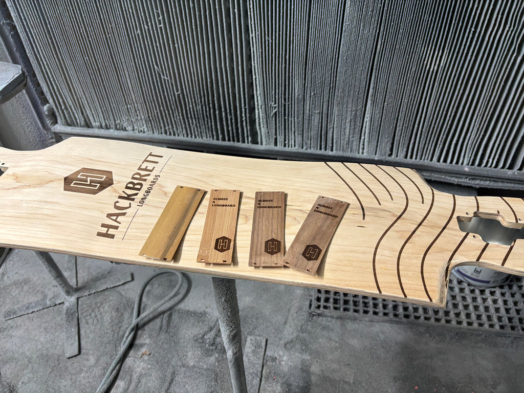 Hackbrett Eurorack Blende 8HP / Bambus