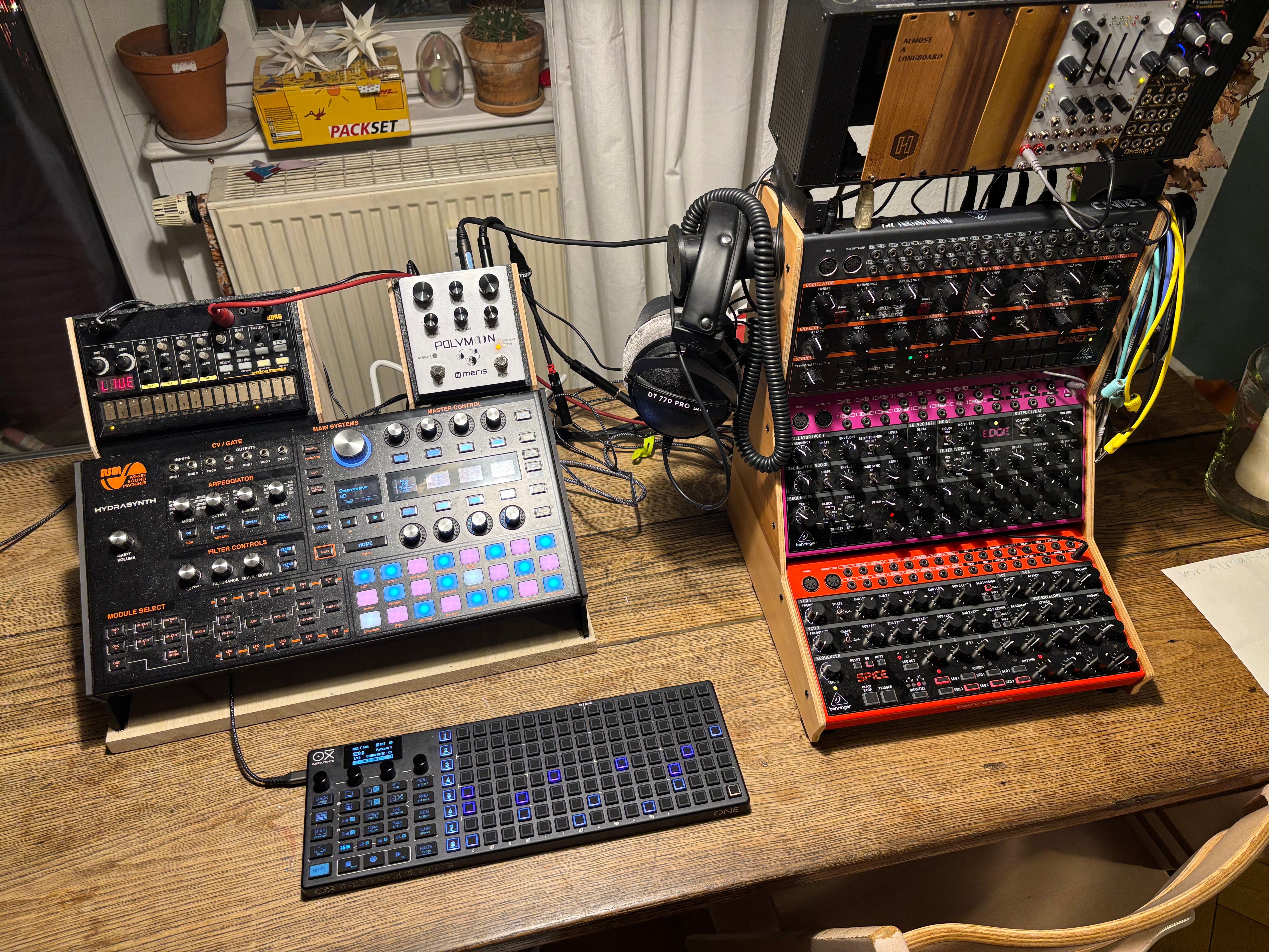 Hackbrett Rack für Meris Polymoon / Waldapfel