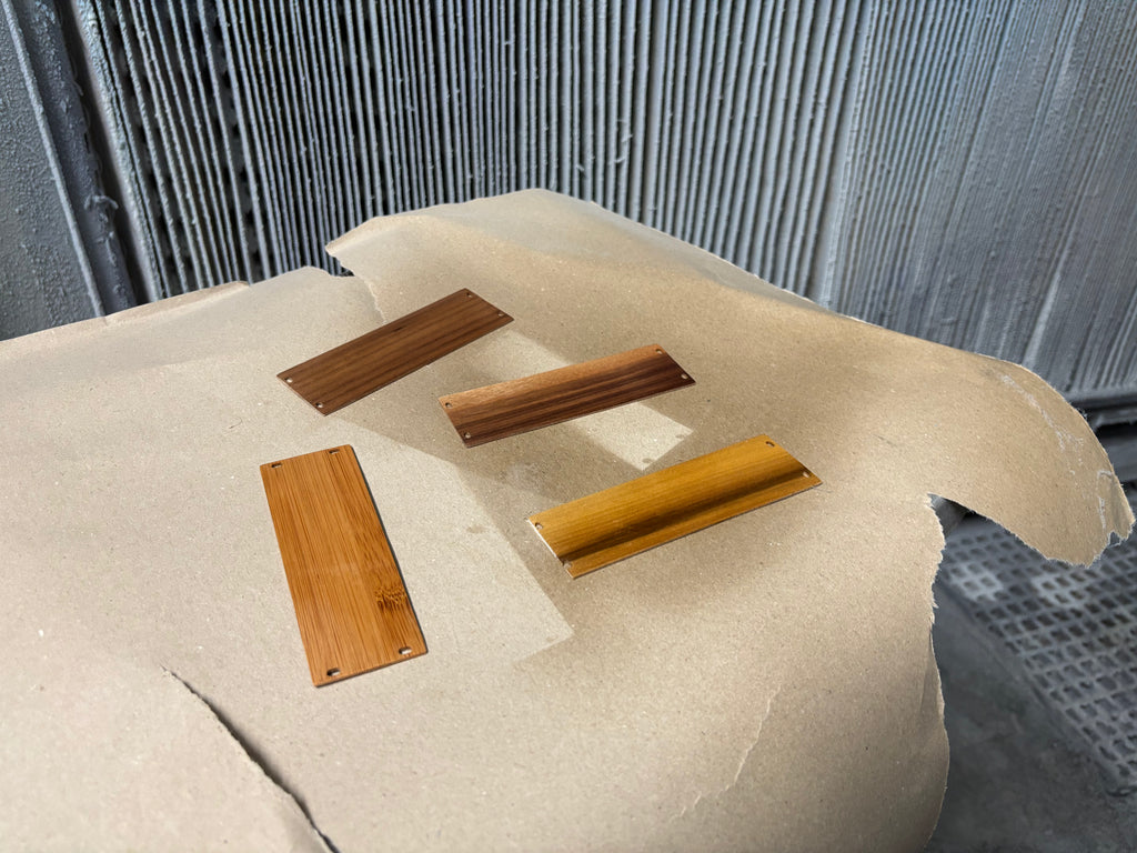 Hackbrett Eurorack Blende 8HP / 20 Jahre Hackbrett Birke