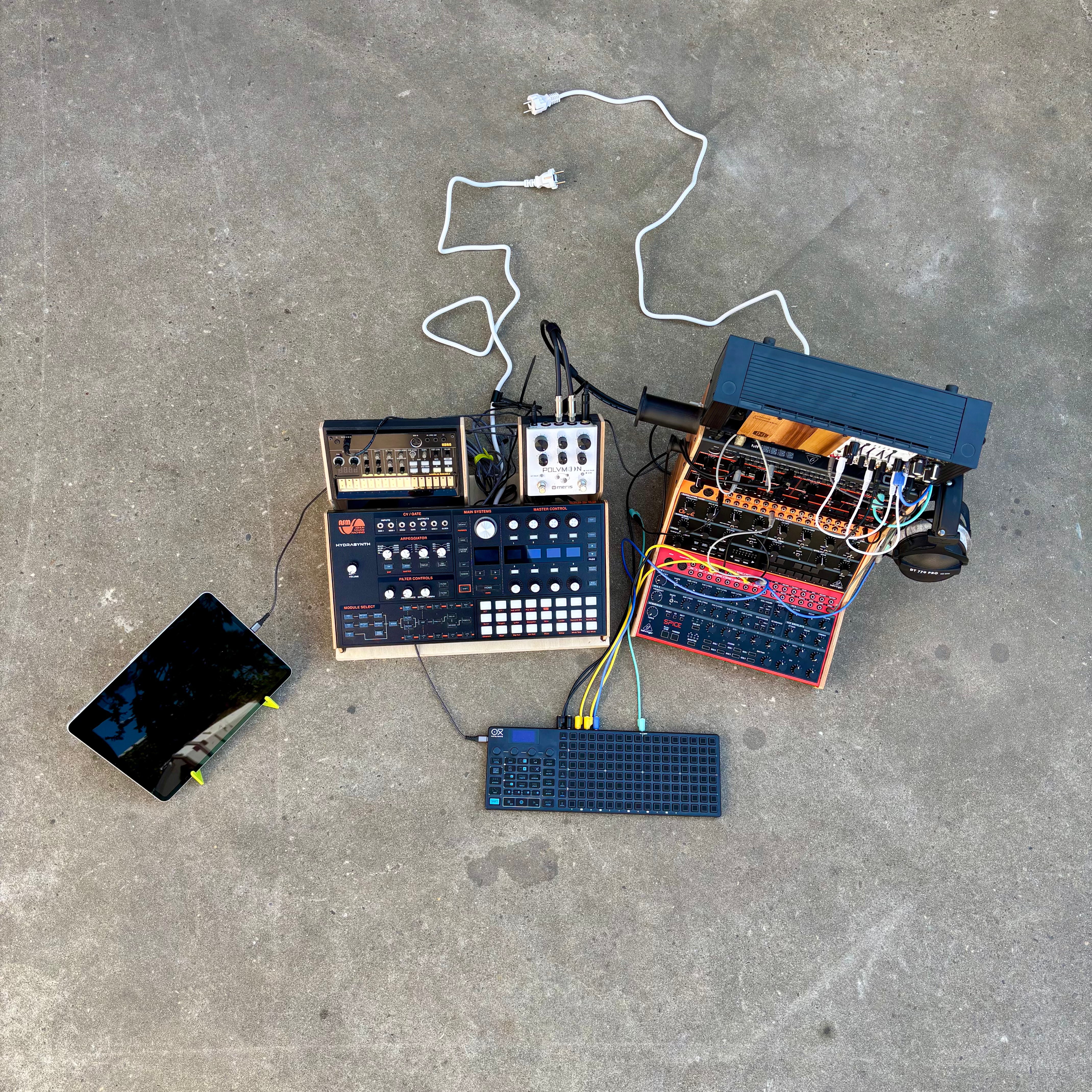 Hackbrett Stand für ASM Hydrasynth / Handgefertigt