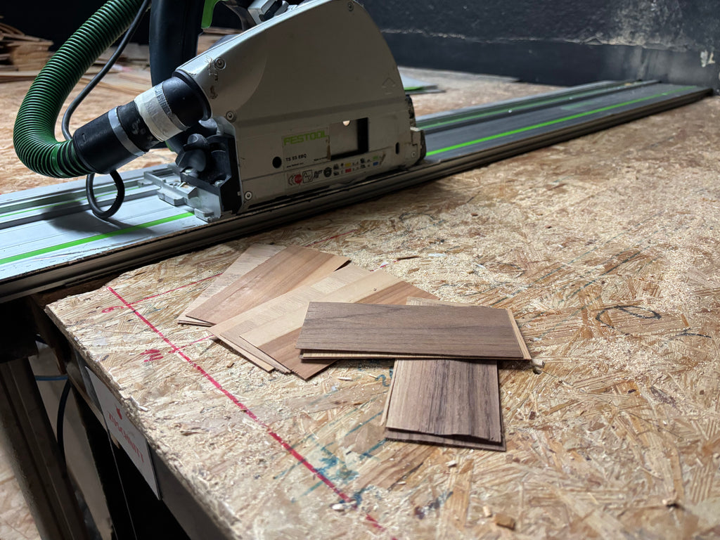 Hackbrett Eurorack Blende 8HP / 20 Jahre Hackbrett Birke