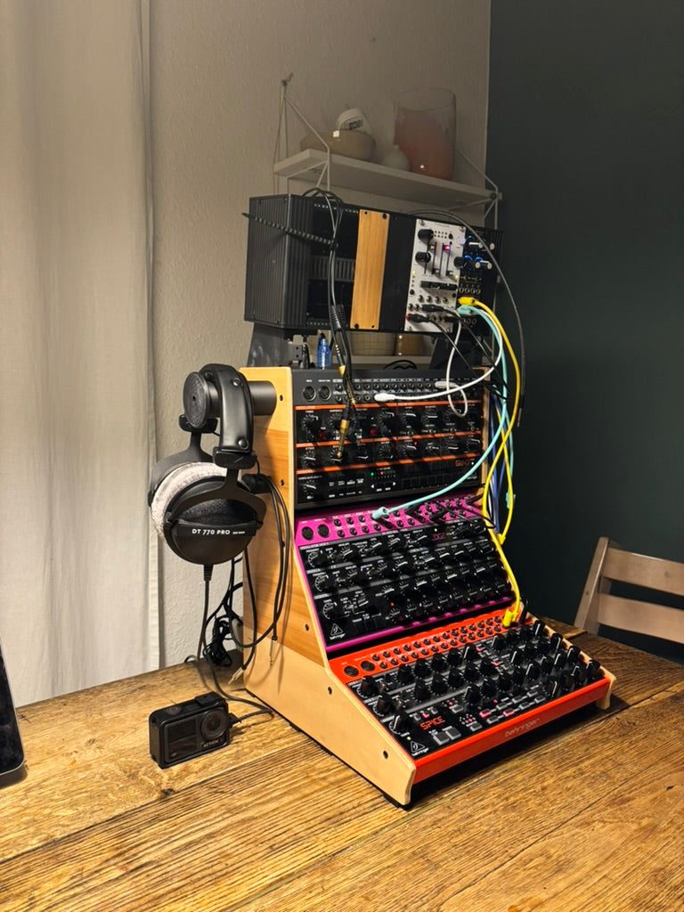 2er Rack für Behringer Spice, Edge, Grind und Crave / 3D gedruckt