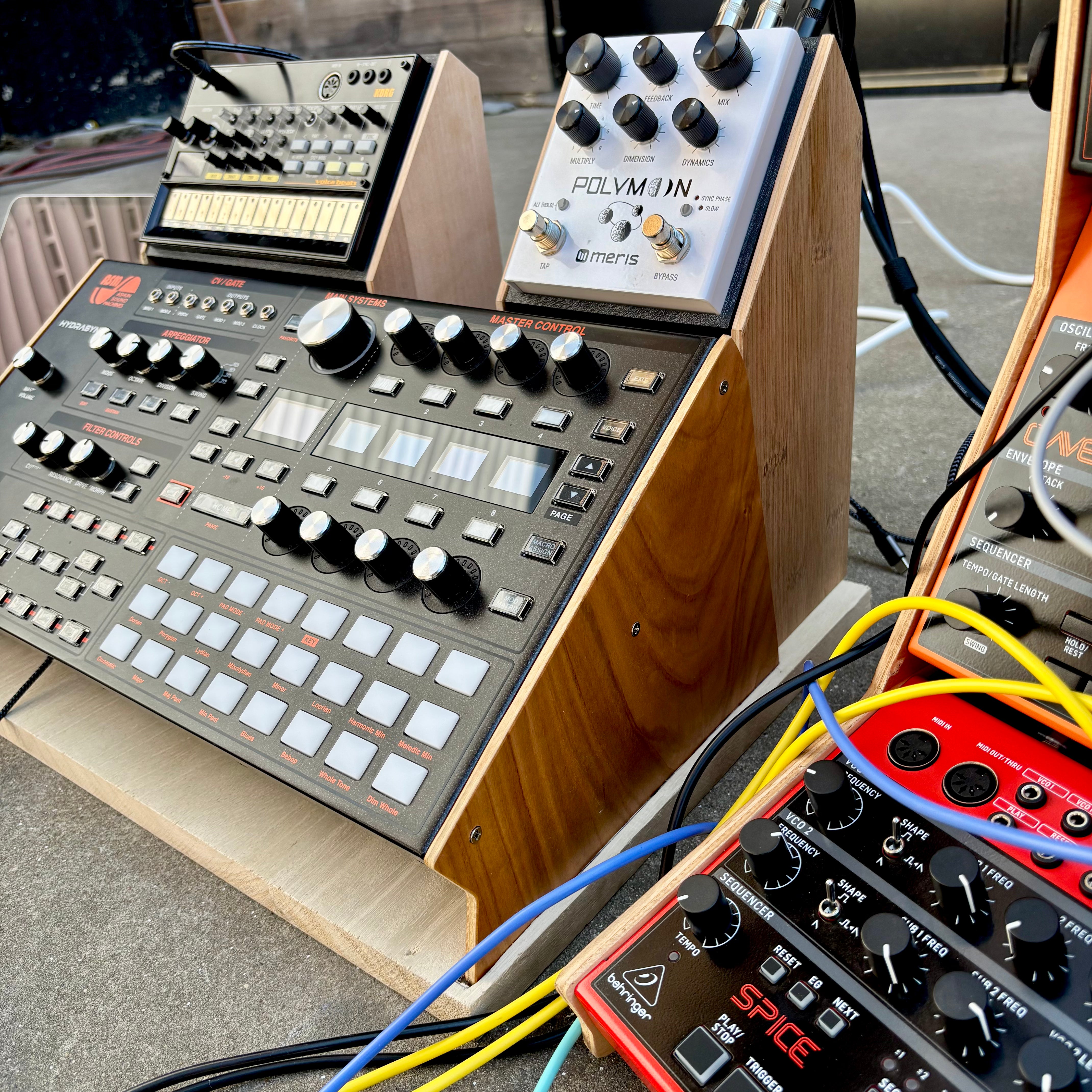 Hackbrett Stand für ASM Hydrasynth / Handgefertigt