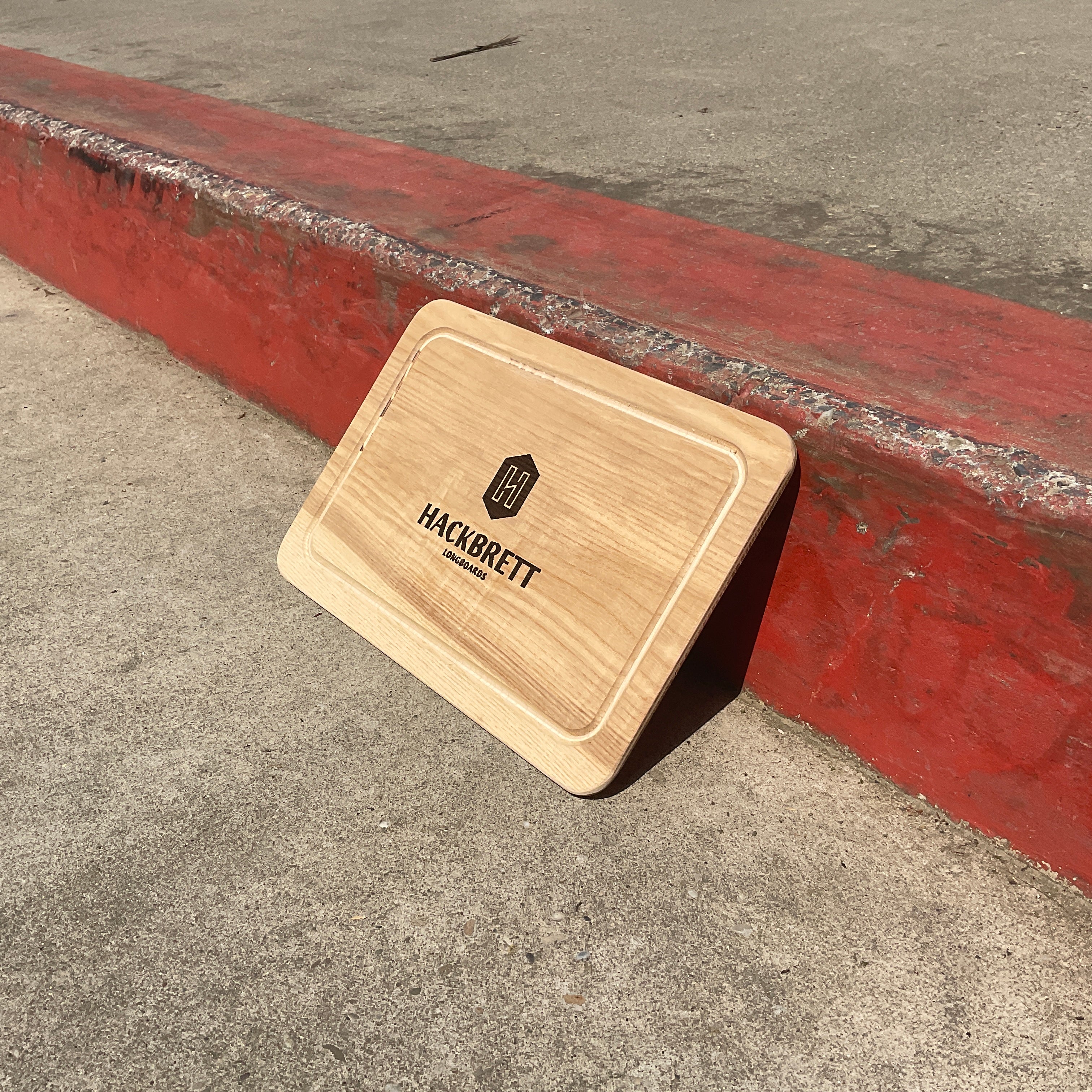 Hackbrett Schneidebrettchen Esche / Almost a Longboard