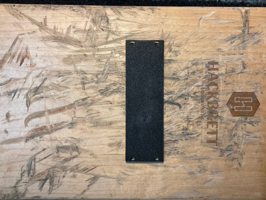 Hackbrett Eurorack Blende 8HP / 3D gedruck