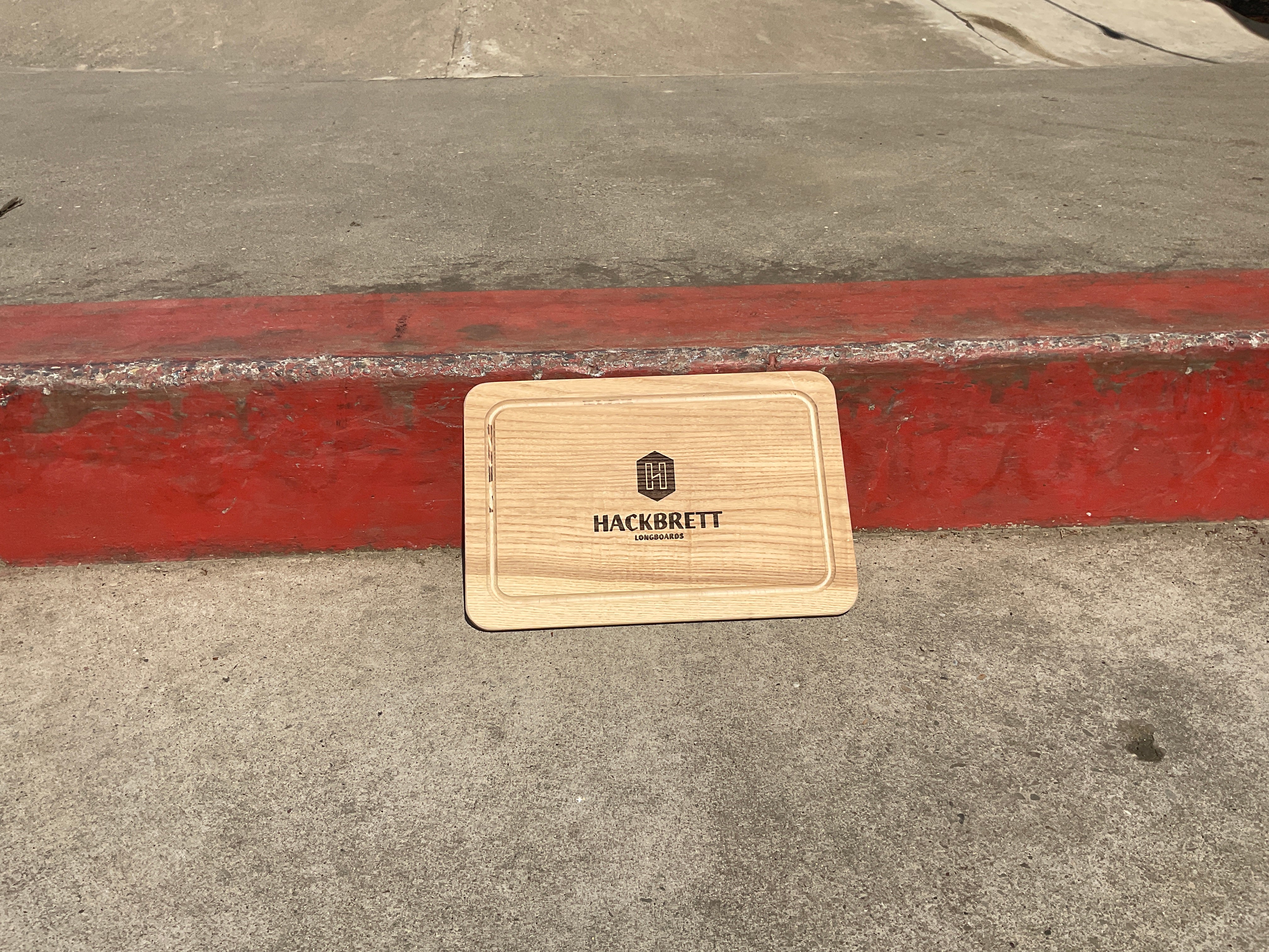 Hackbrett Schneidebrettchen Esche / Almost a Longboard