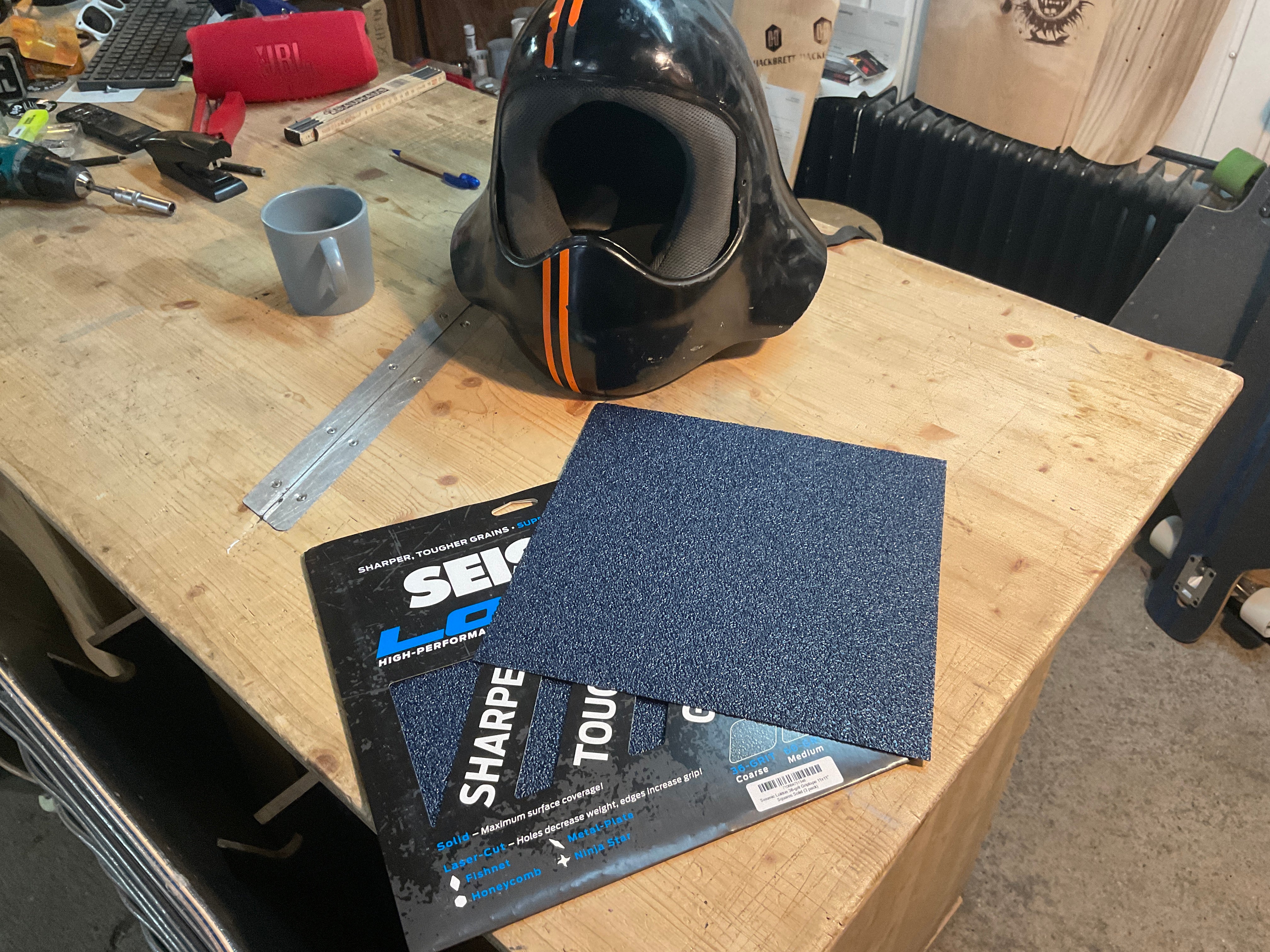 Seismic Lokton 36-grit Griptape sheets (3 Pack)
