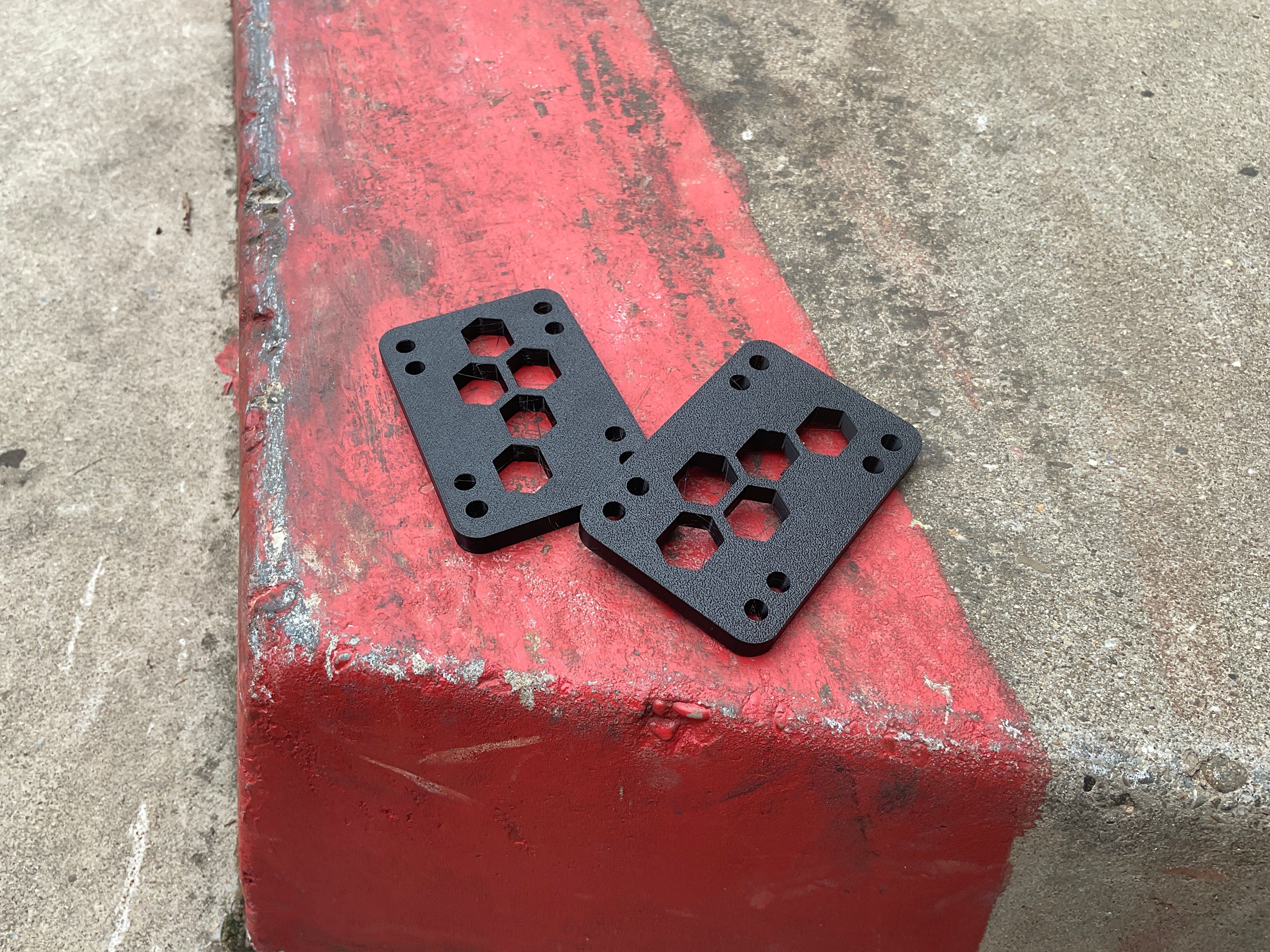 Layback Riser Pad 1/4 schwarz