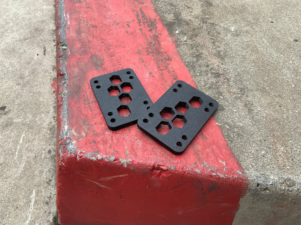 Lay Back Length Riser Layback Riser Pad 1/4 schwarz | Layback Skateshop