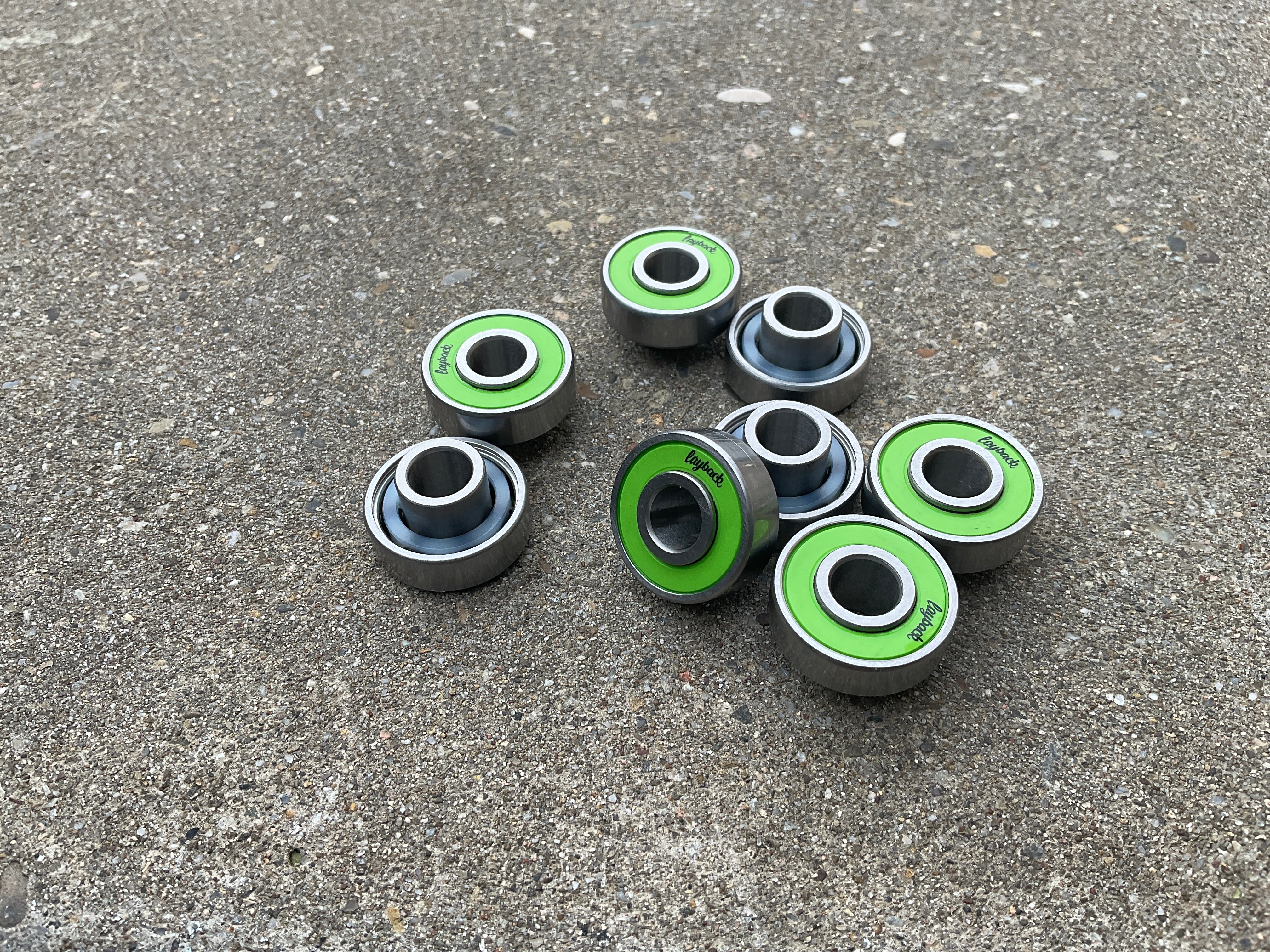 Layback Abec 9 Keramik Kuggellager mit integrierten Spacern / Rostfrei
