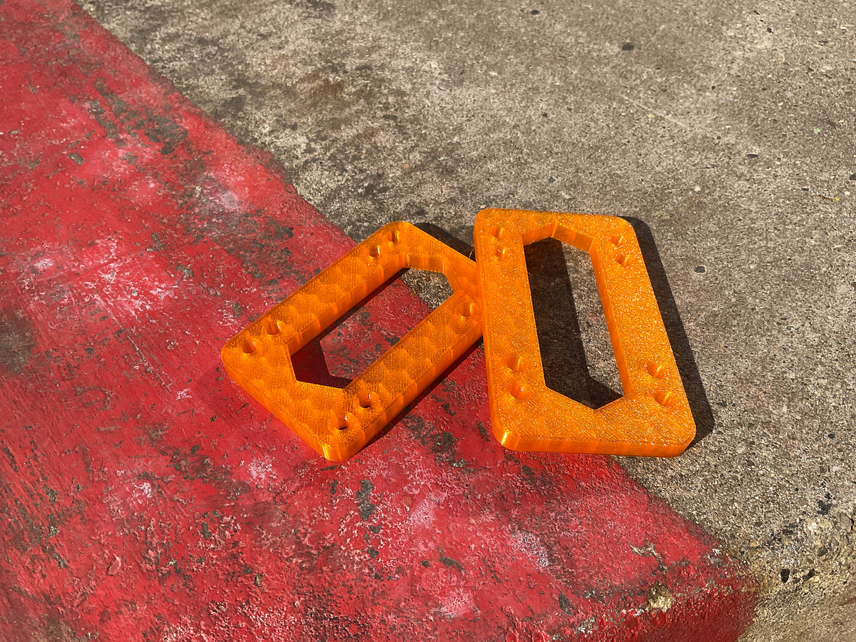Riser Pads 1/4" orange für Layback Surfskate Trucks