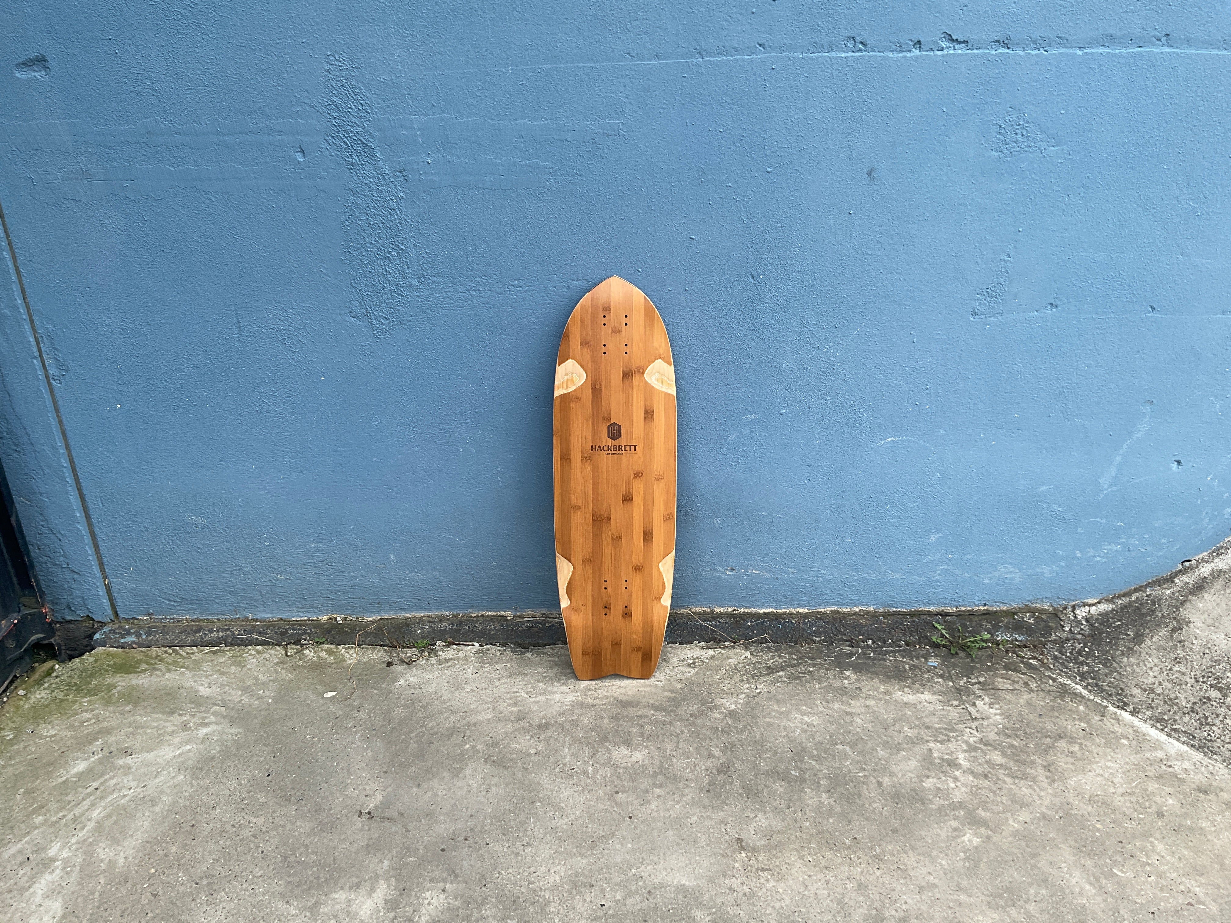Hackbrett Surfskate 32" Bambus