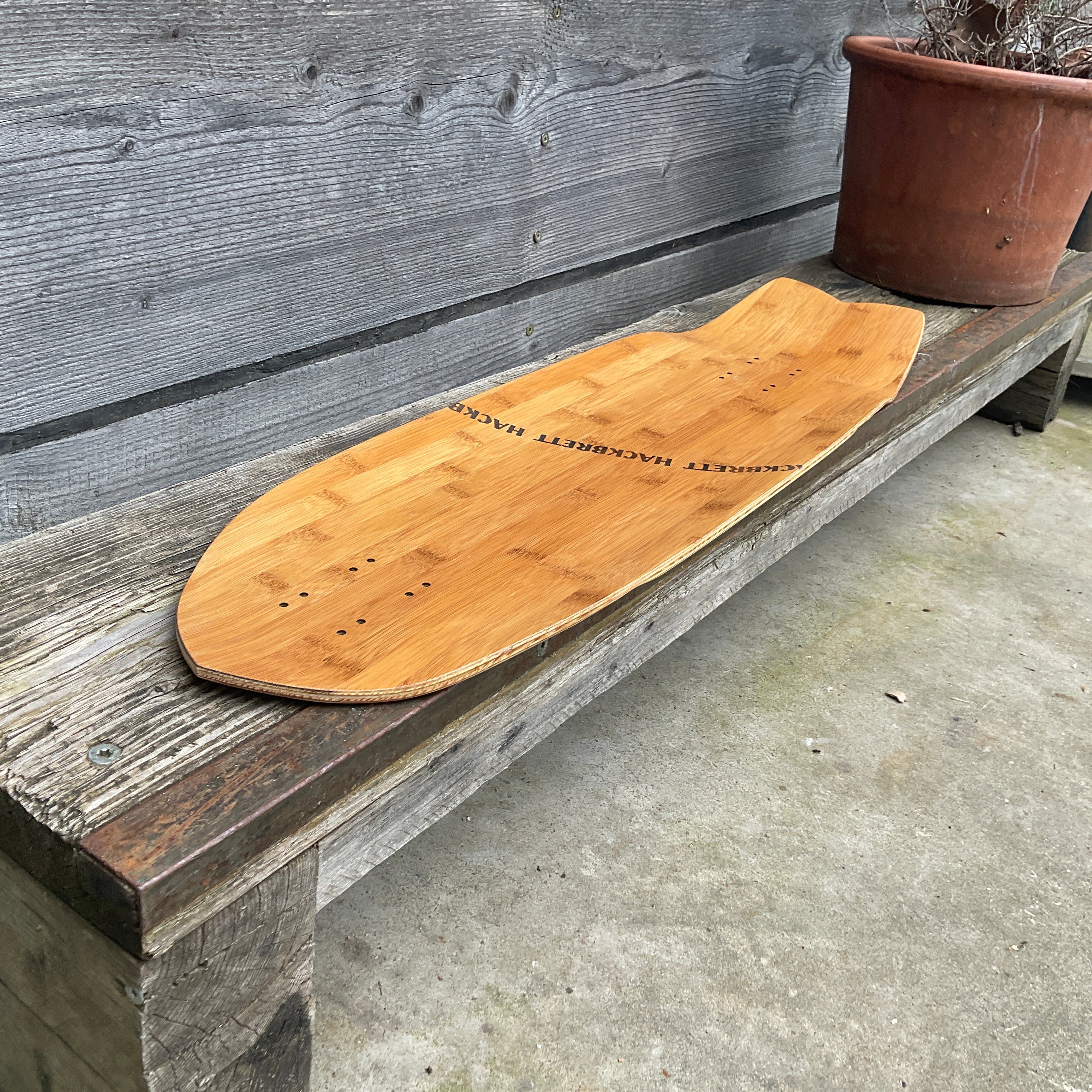 Hackbrett Surfskate 32" Bambus