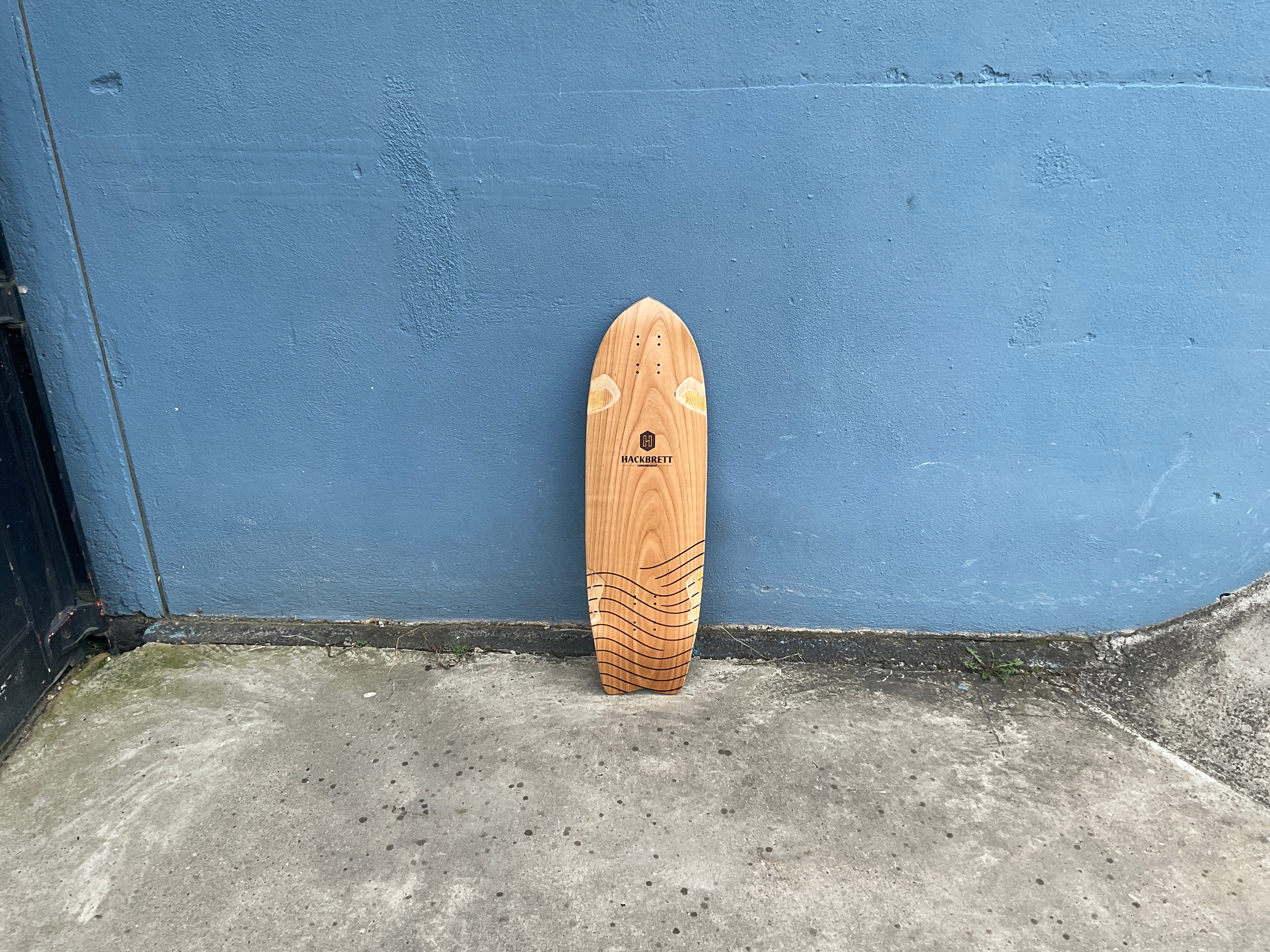 Hackbrett Surfskate 32" Kirschbaum / Clean Summer Swell