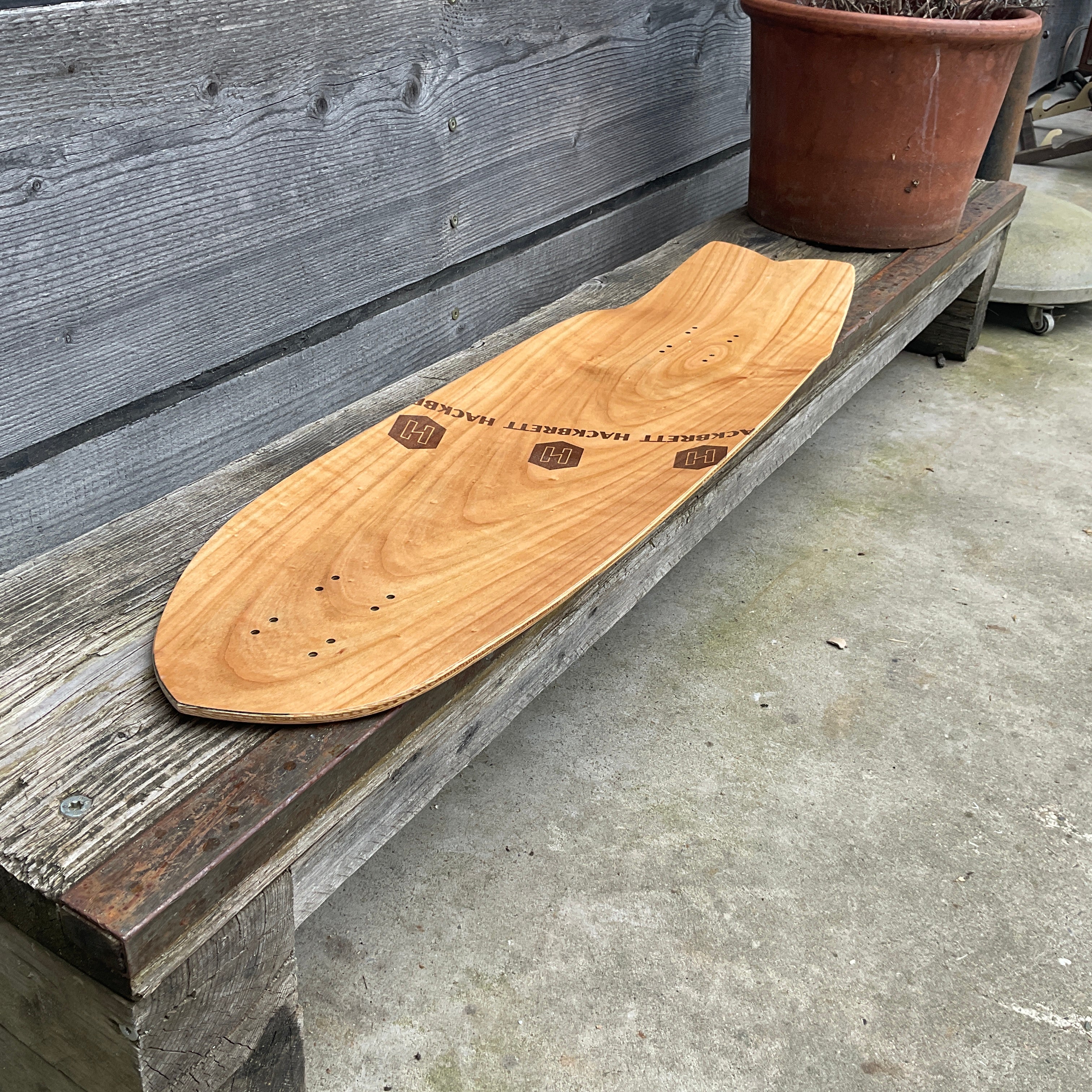 Hackbrett Surfskate 32" Kirschbaum / Clean Summer Swell
