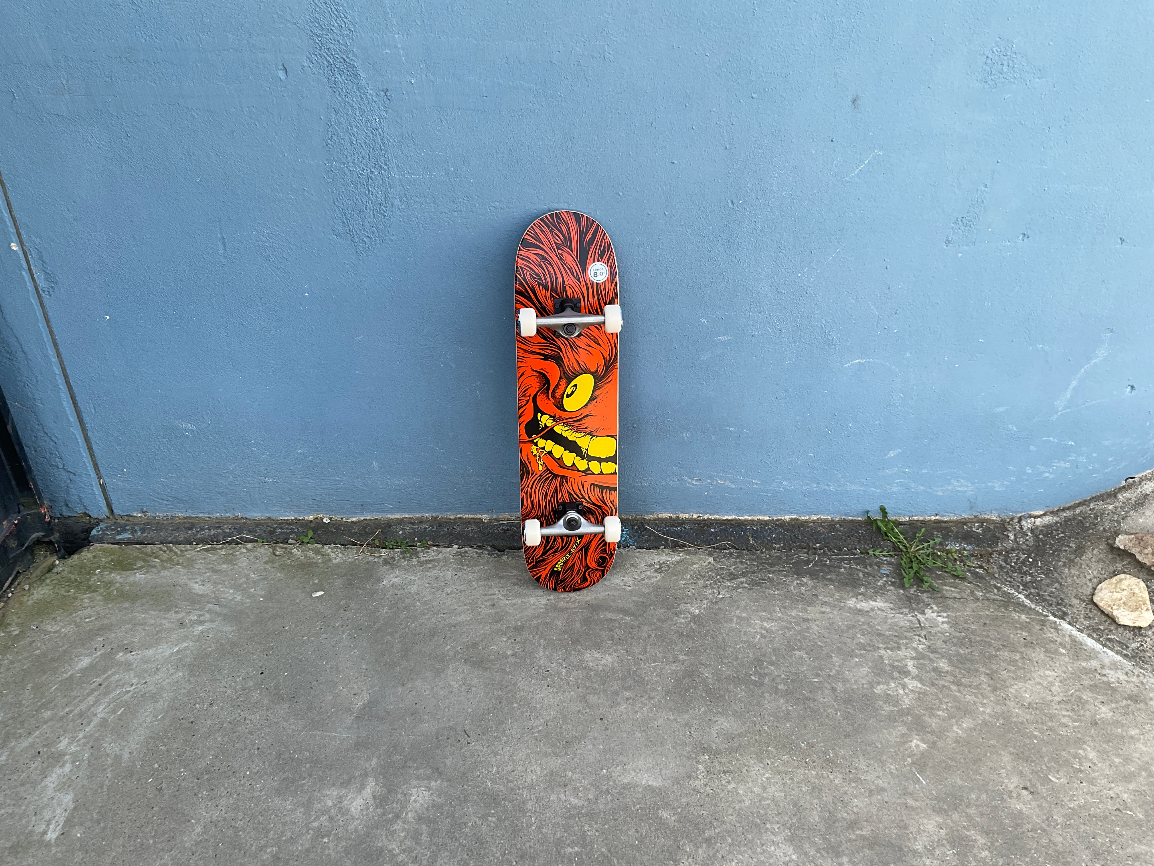 Anti Hero Grimple Full Face LG 8"x31.80" Skateboard