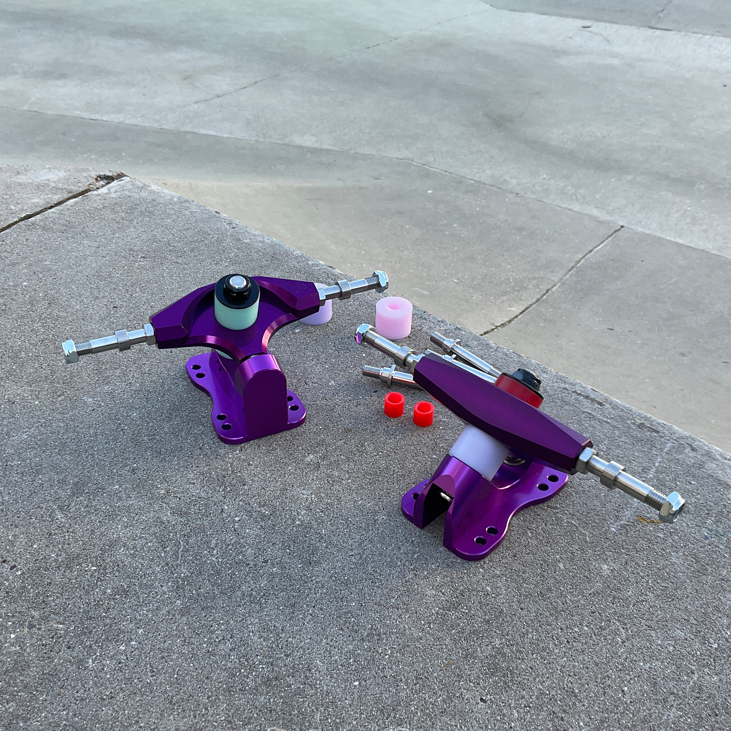 Rebirth S2 Precision Nebula Purple Split Angle Downhill Trucks