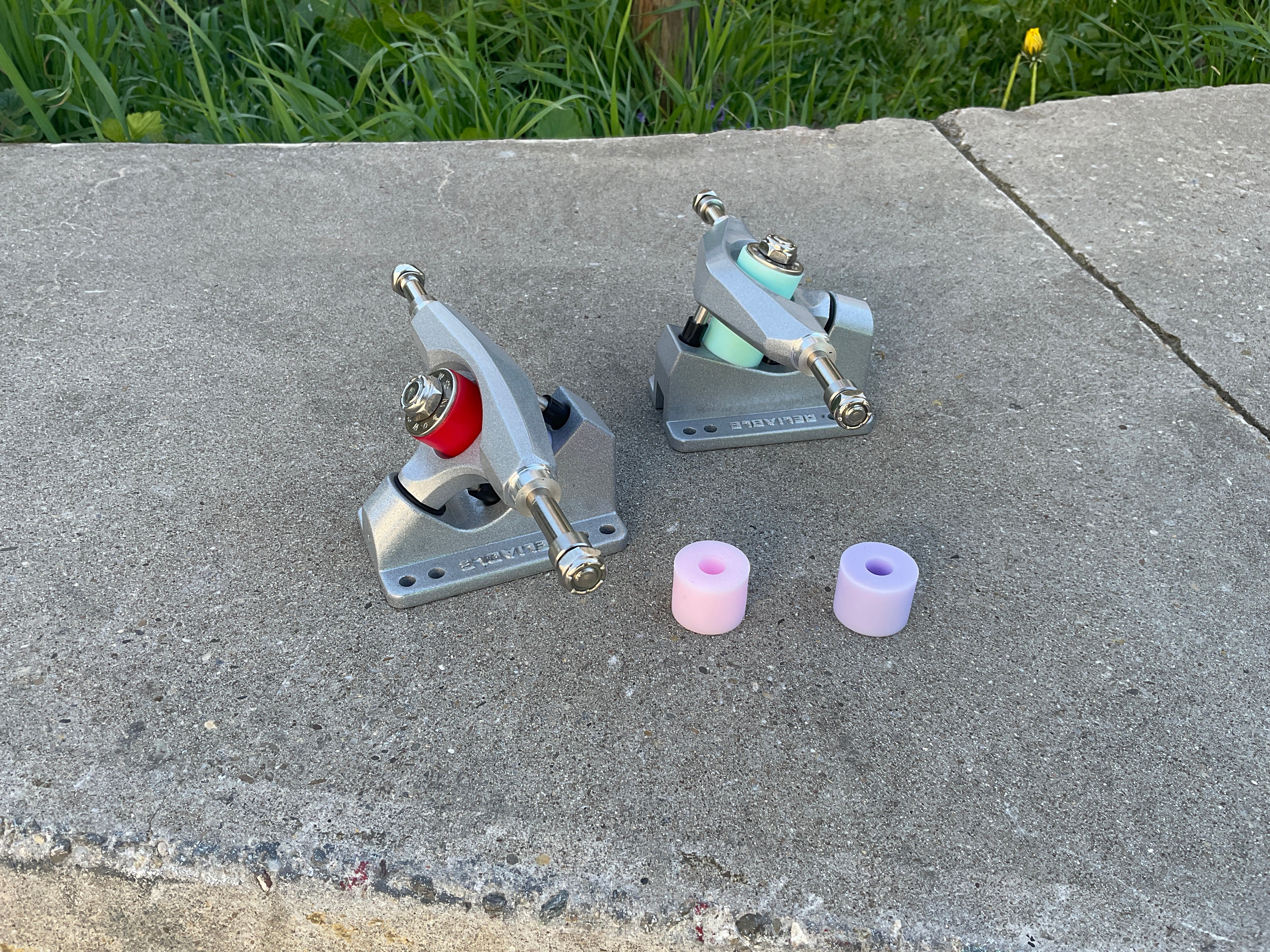 Rebirth R1 Silver Split Angle Downhill Trucks