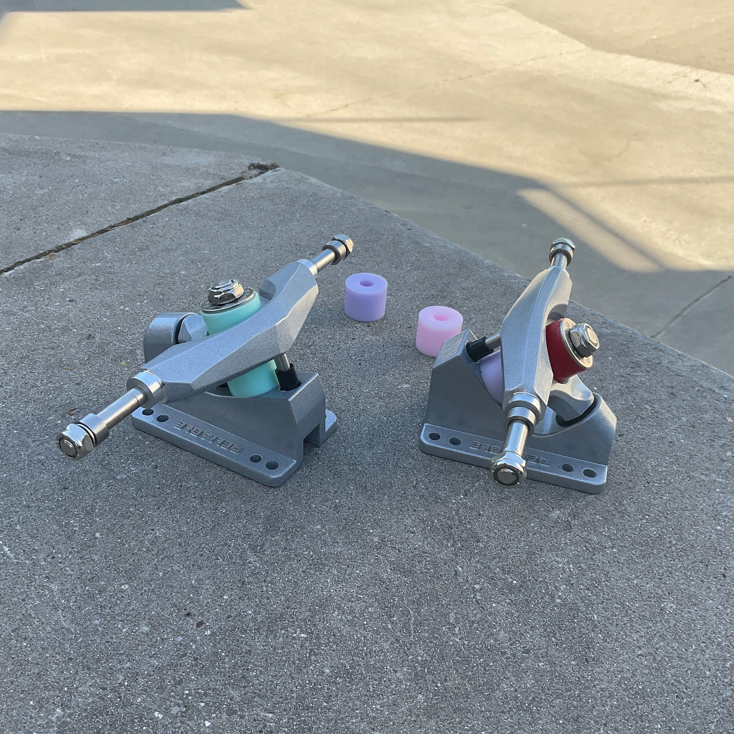 Rebirth R1 Silver Split Angle Downhill Trucks