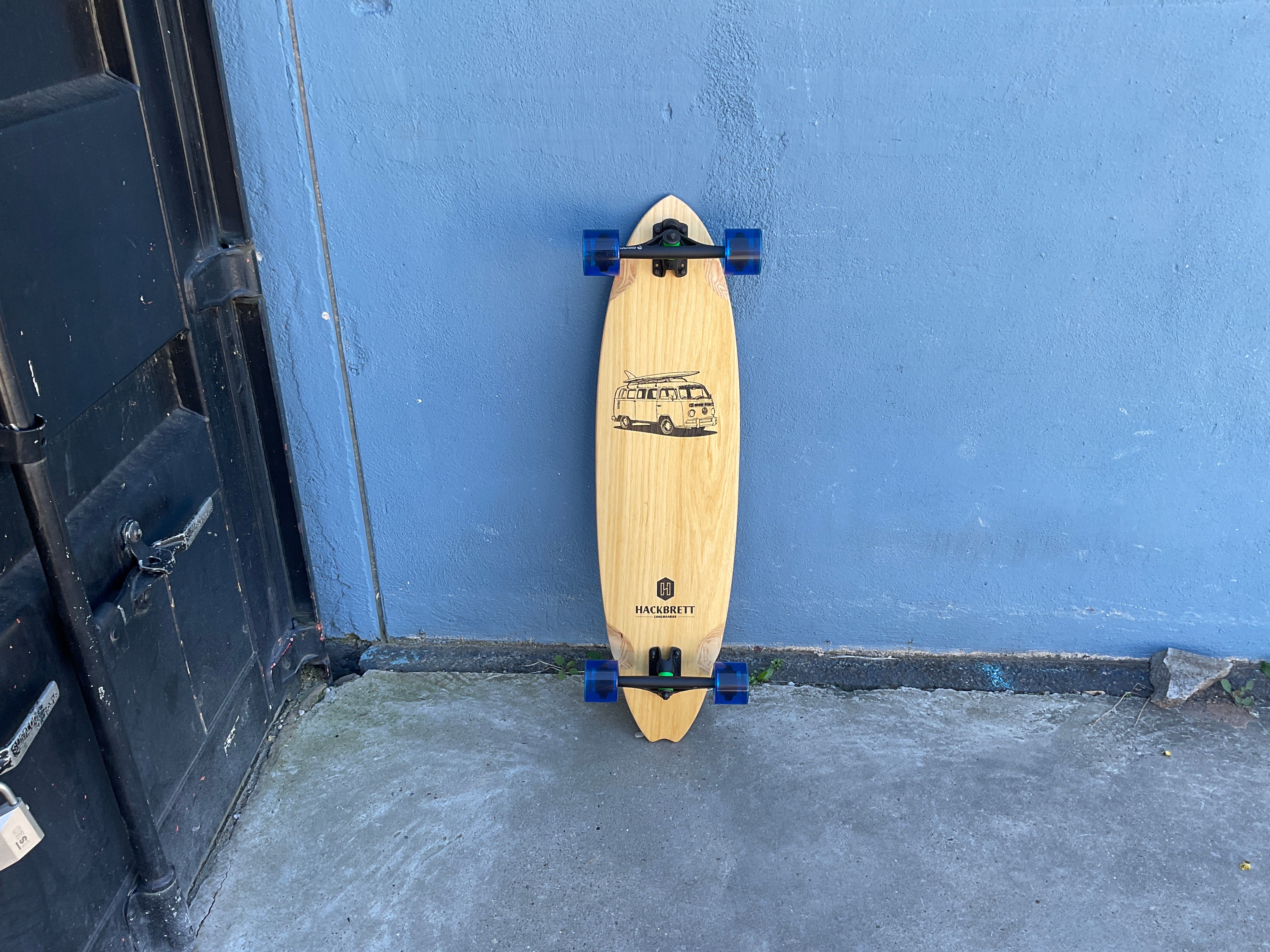 Hackbrett Luft Esche / Eiche hell / Surf Van // Komplettbrett