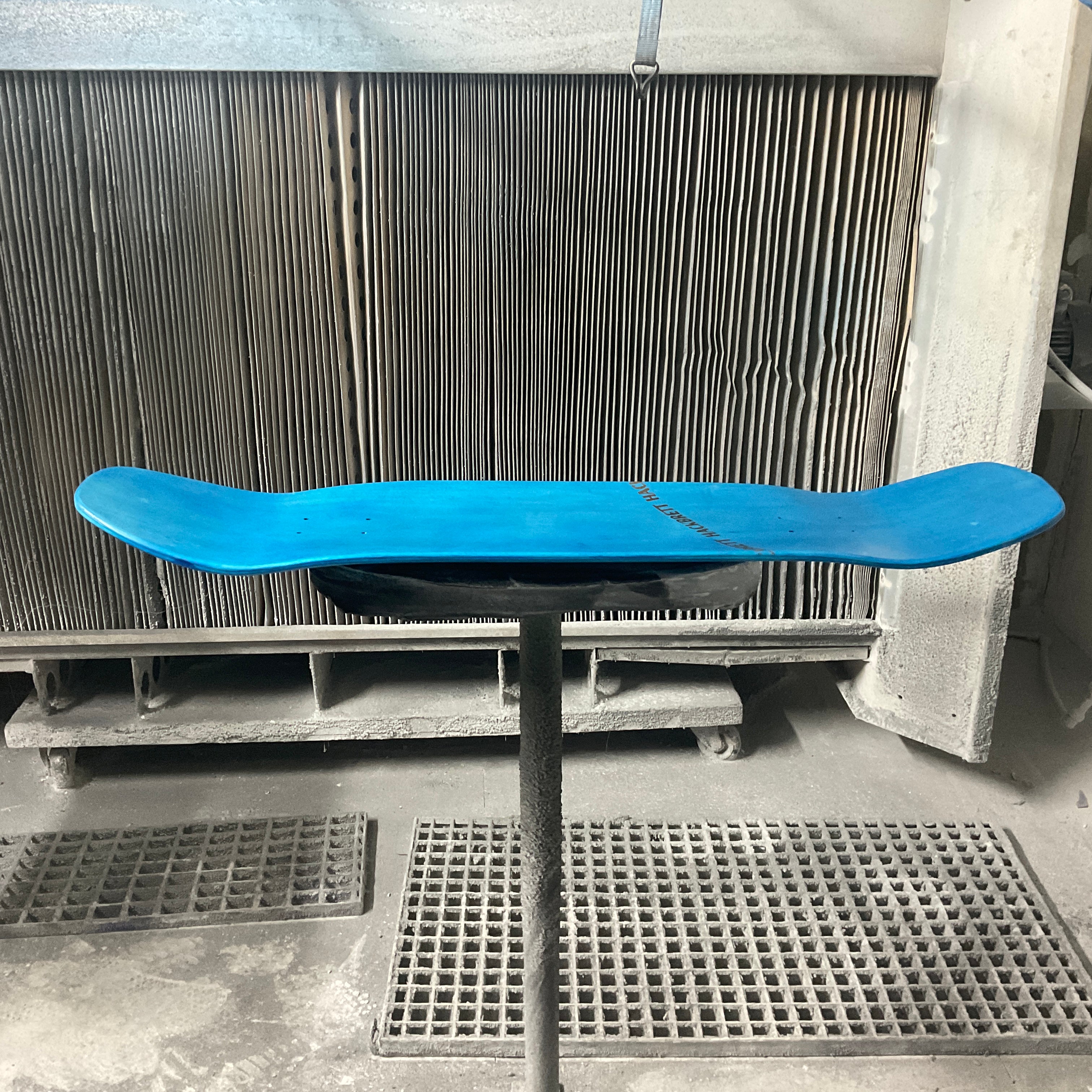Hackbrett "Herr König Junior" 32,35x9" Ahorn V2 blau / Surf Van