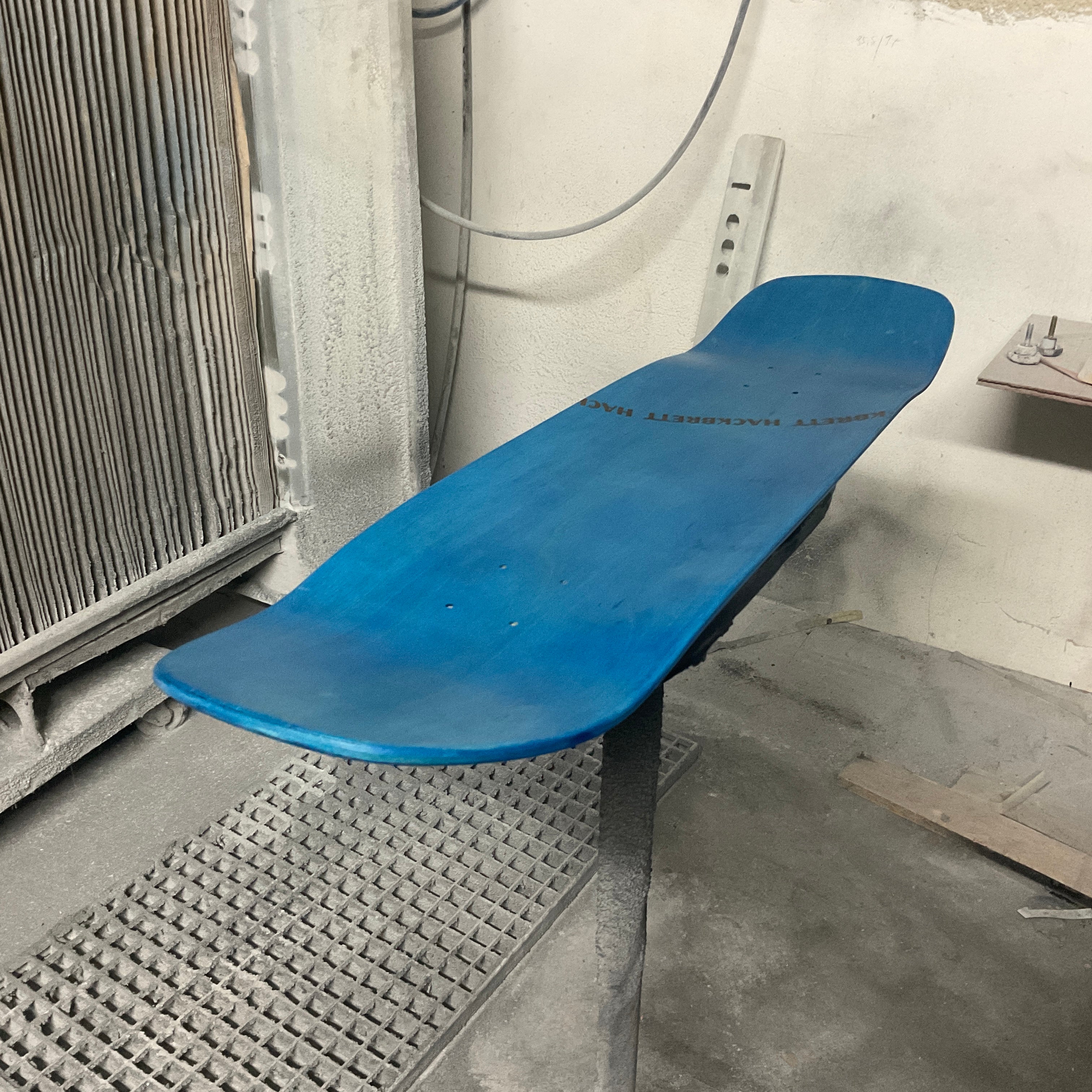 Hackbrett "Herr König Junior" 32,35x9" Ahorn V2 blau / Surf Van