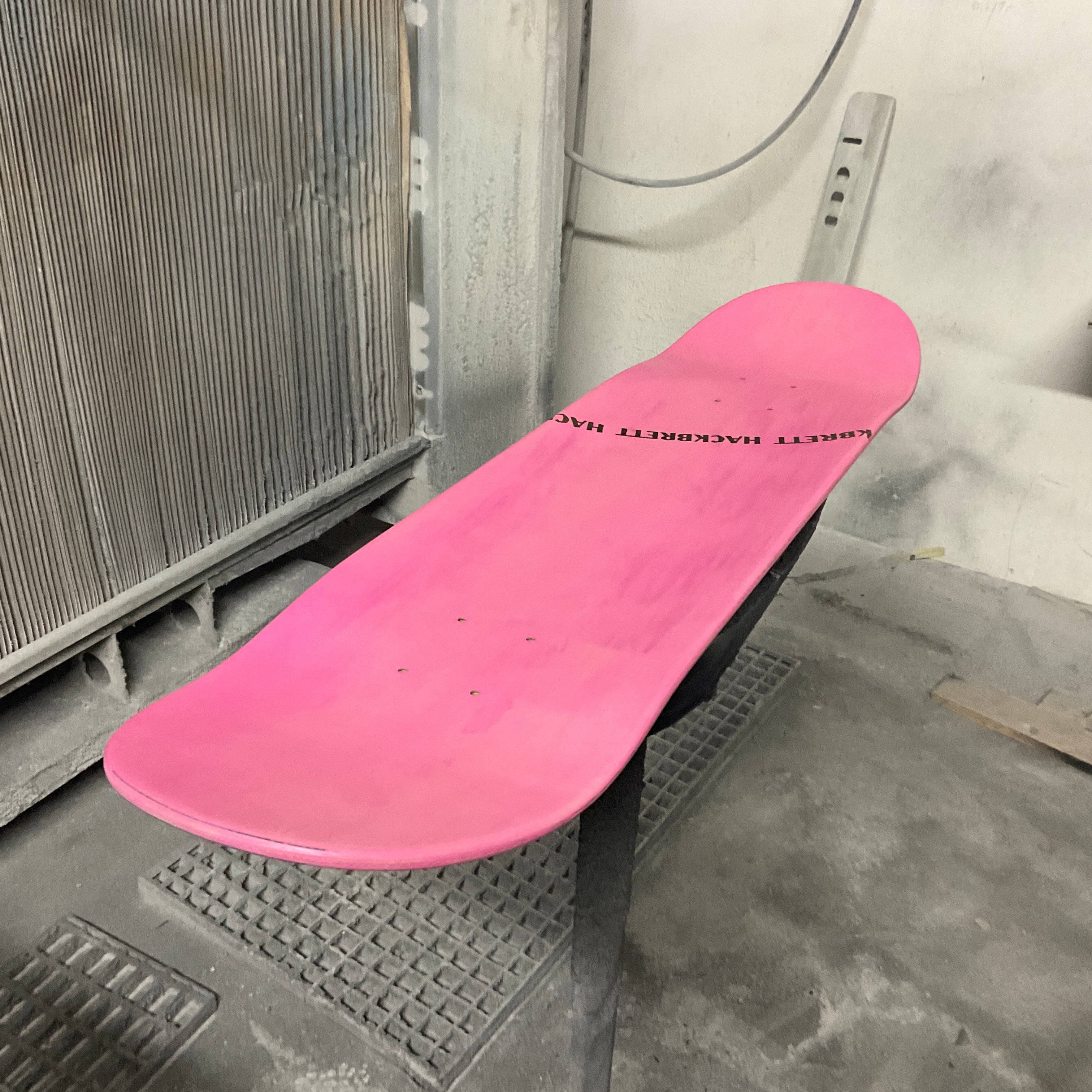 Hackbrett Street Ahorn V3 superleicht / pink