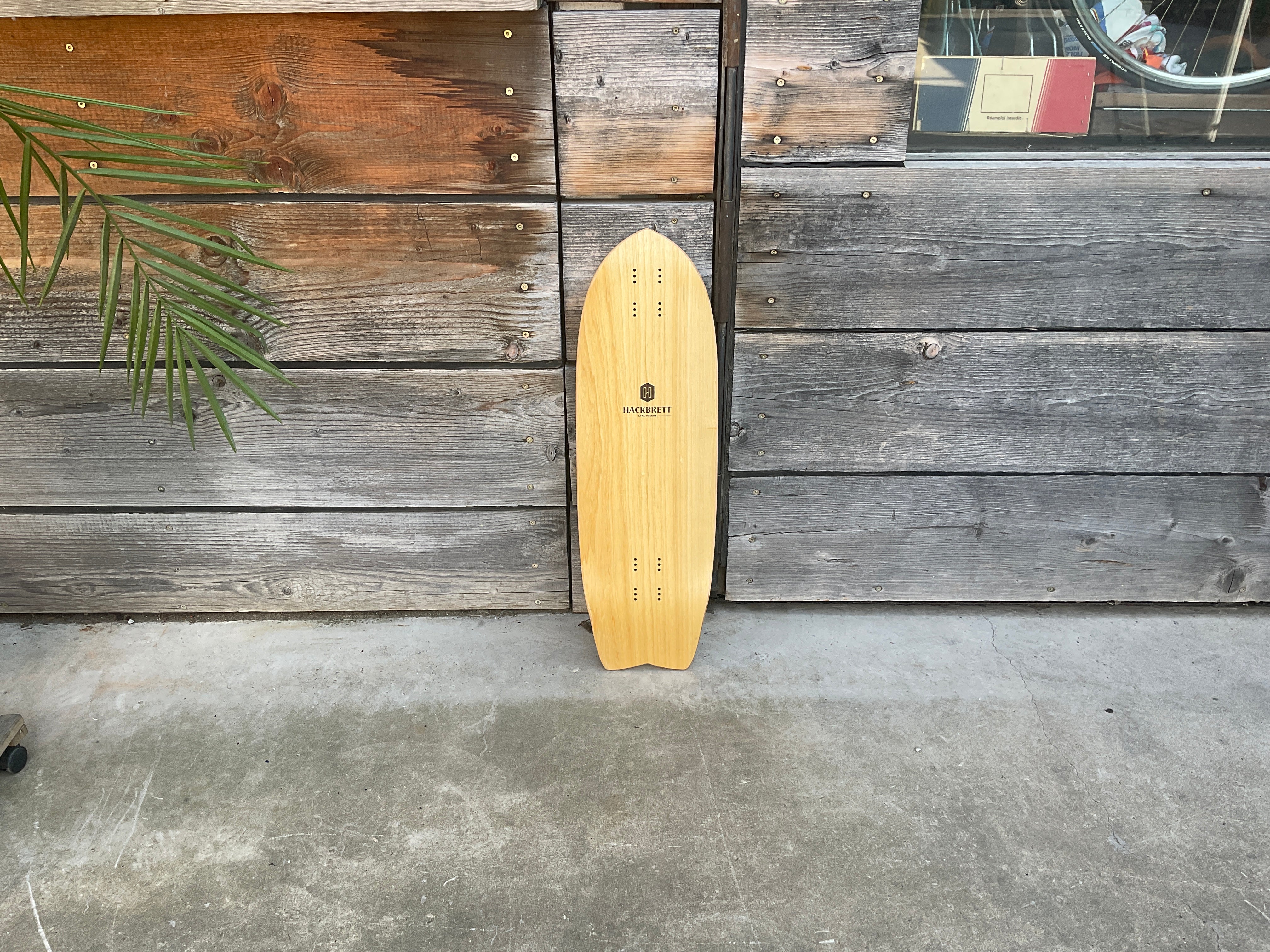 Hackbrett Surfskate 30.9“ Eiche hell