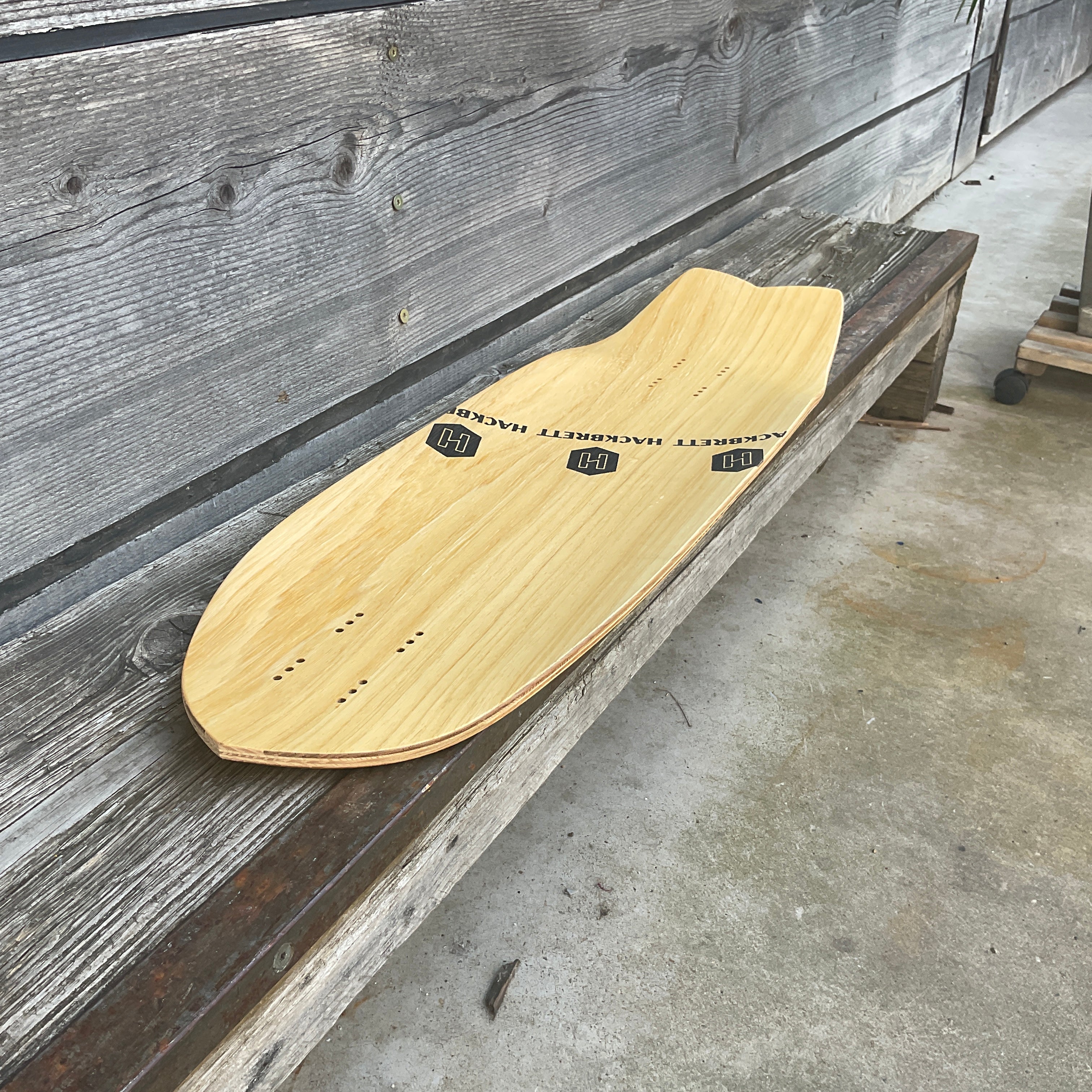 Hackbrett Surfskate 30.9“ Eiche hell