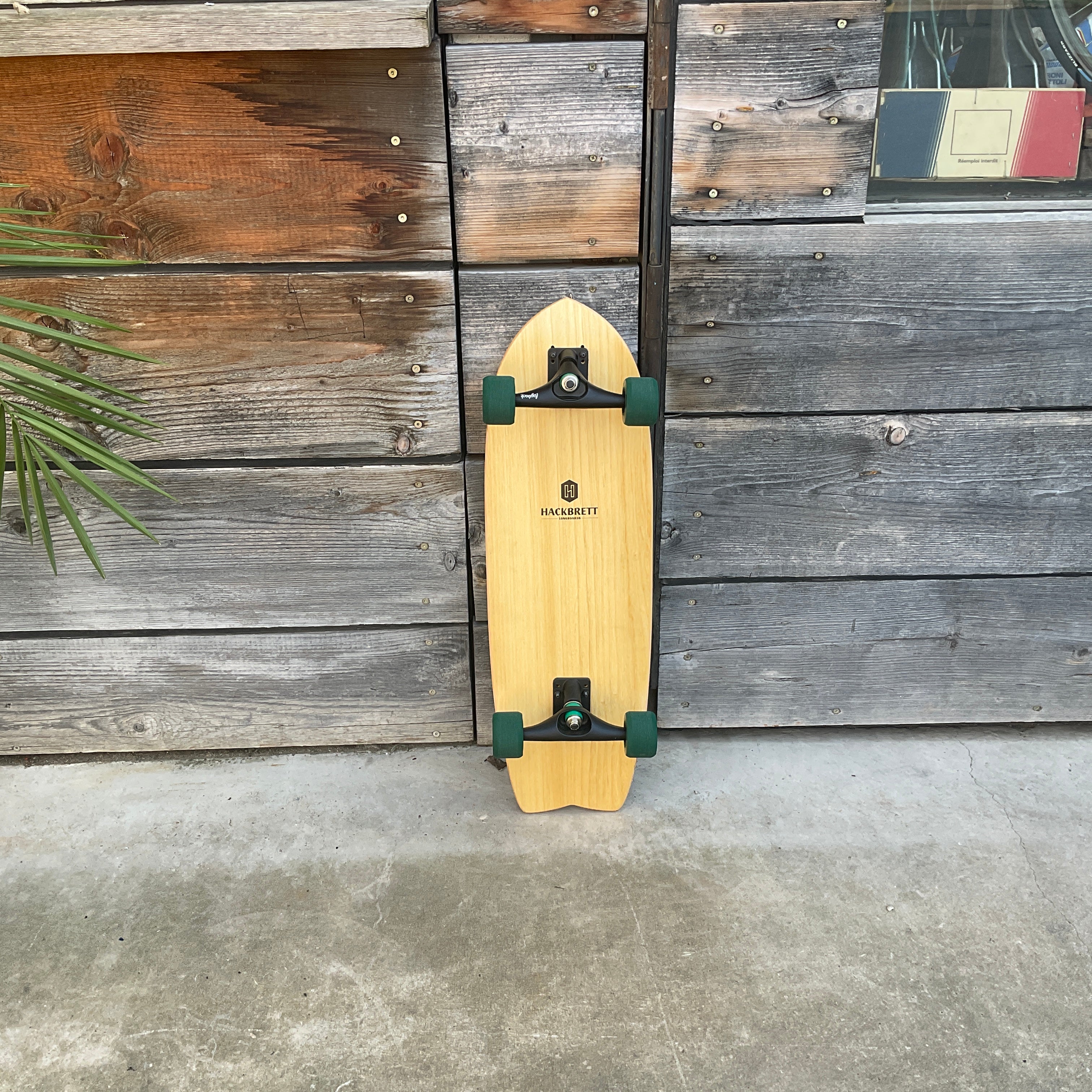 Hackbrett Surfskate 30.9“ Eiche hell / Komplettbrett