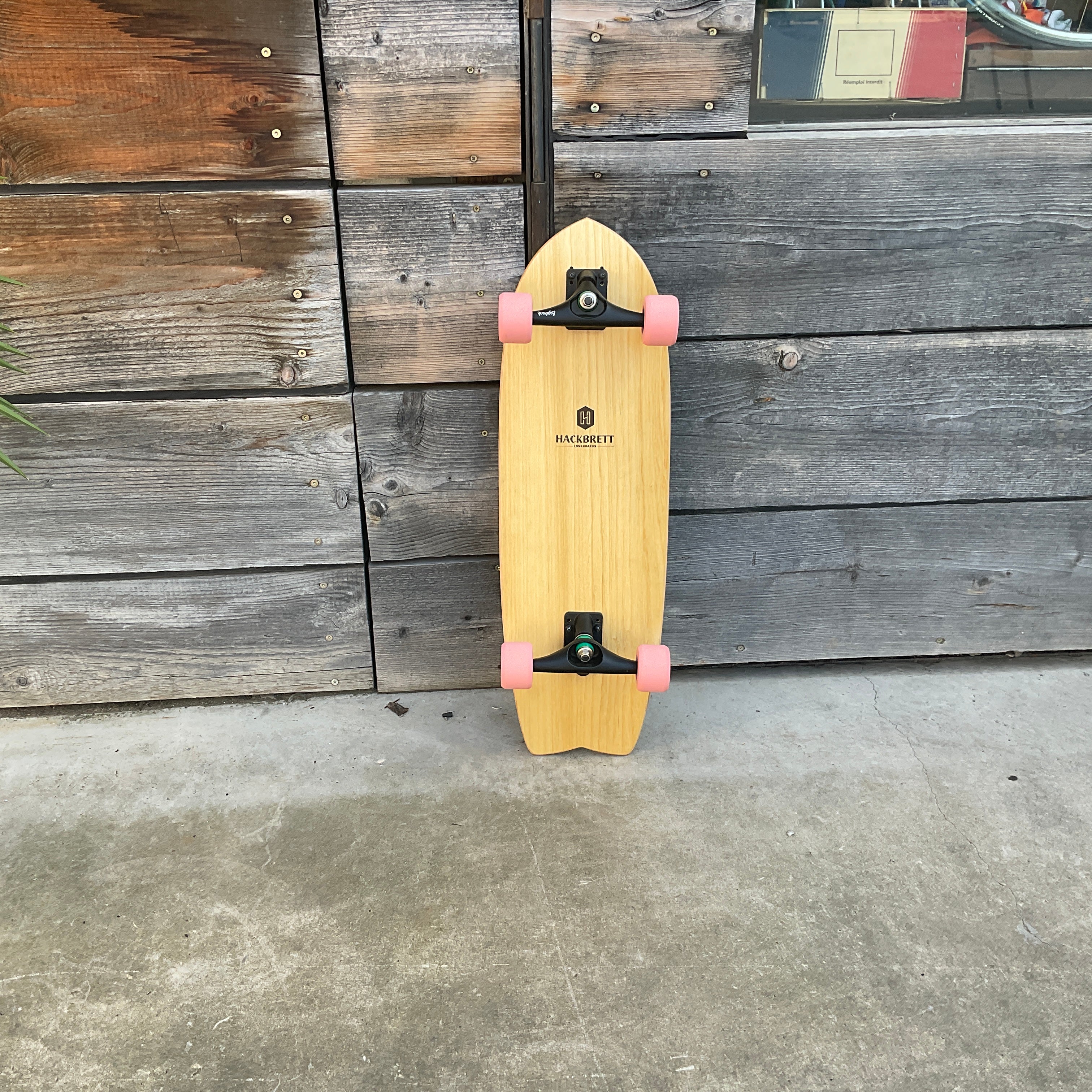 Hackbrett Surfskate 30.9“ Eiche hell / Komplettbrett