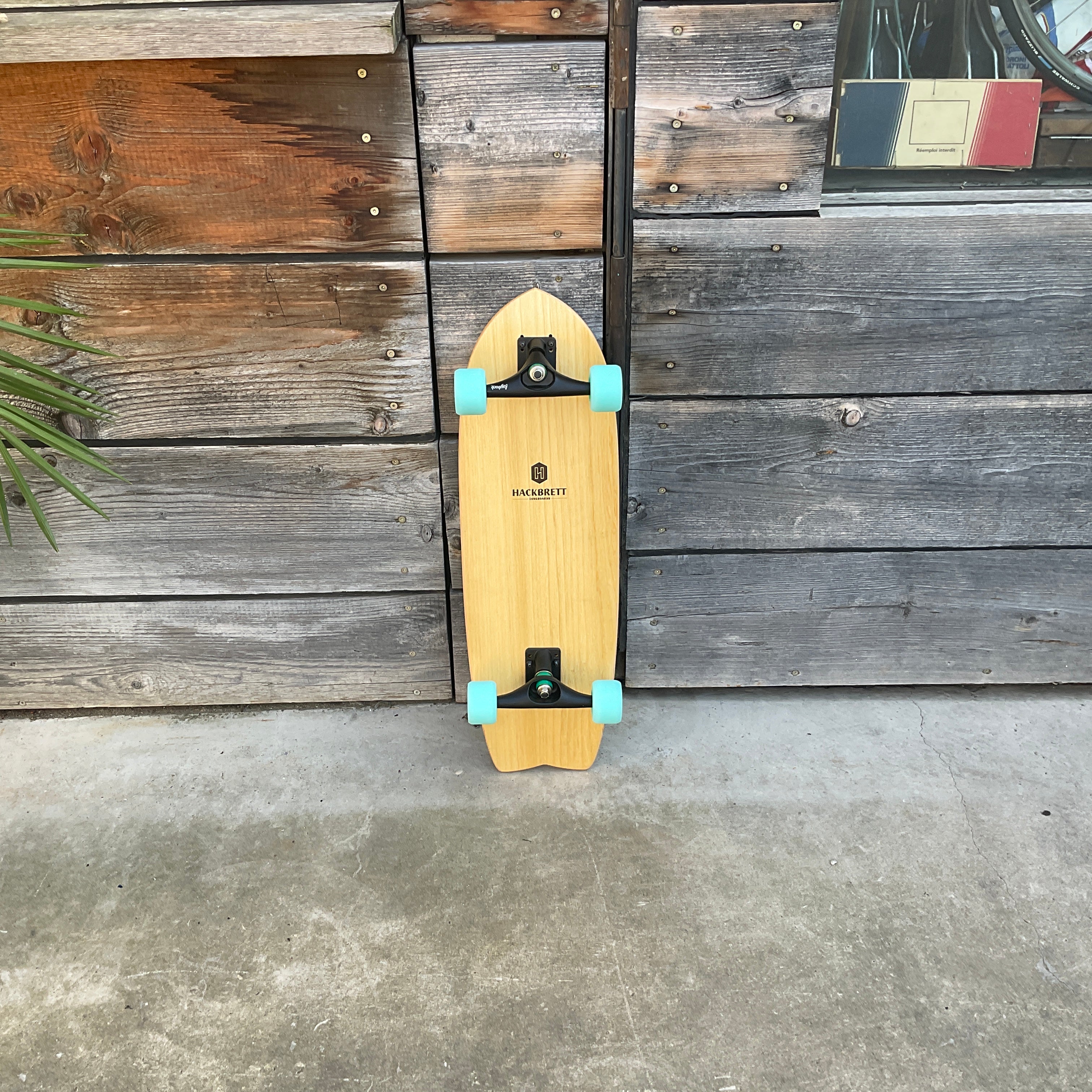 Hackbrett Surfskate 30.9“ Eiche hell / Komplettbrett