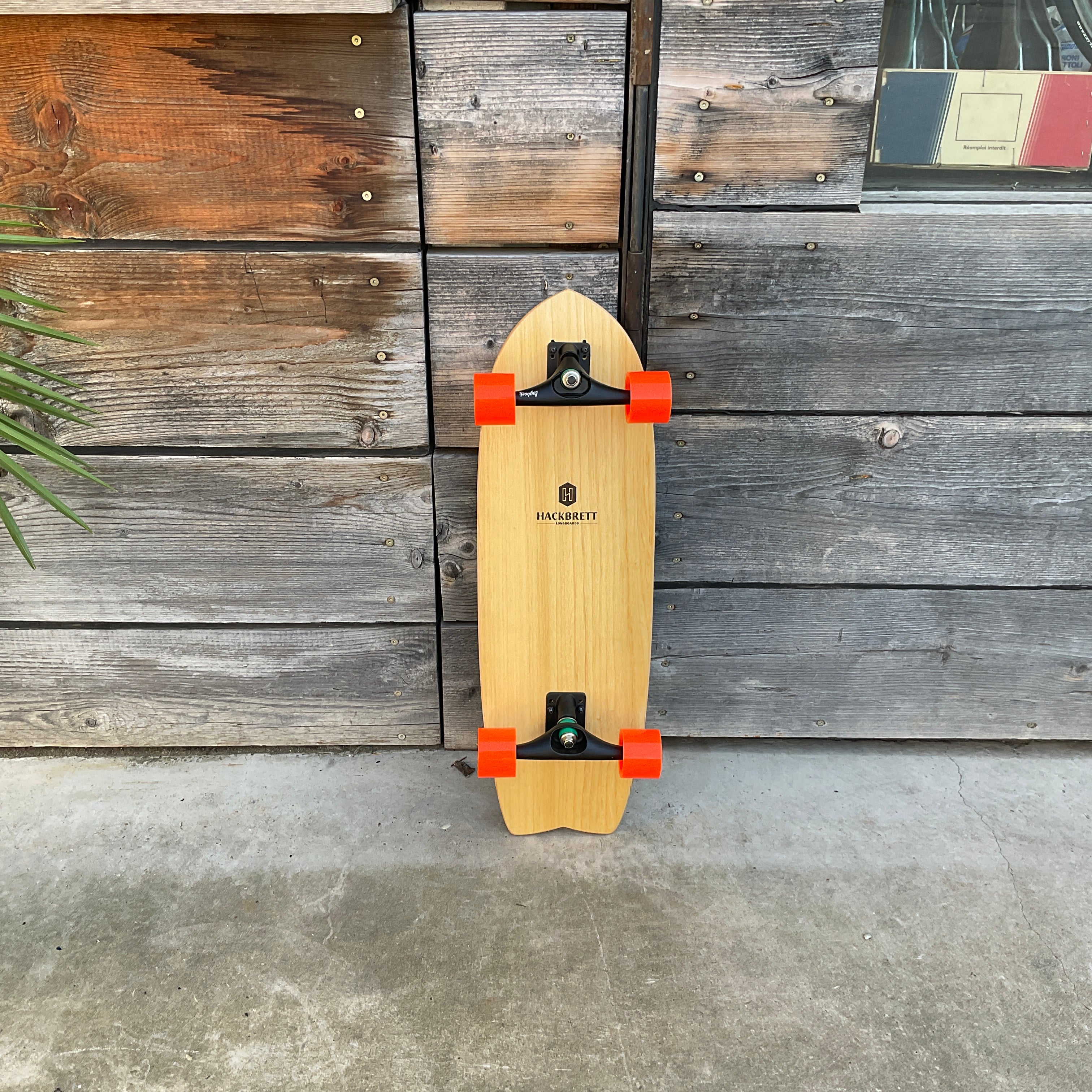 Hackbrett Surfskate 30.9“ Eiche hell / Komplettbrett