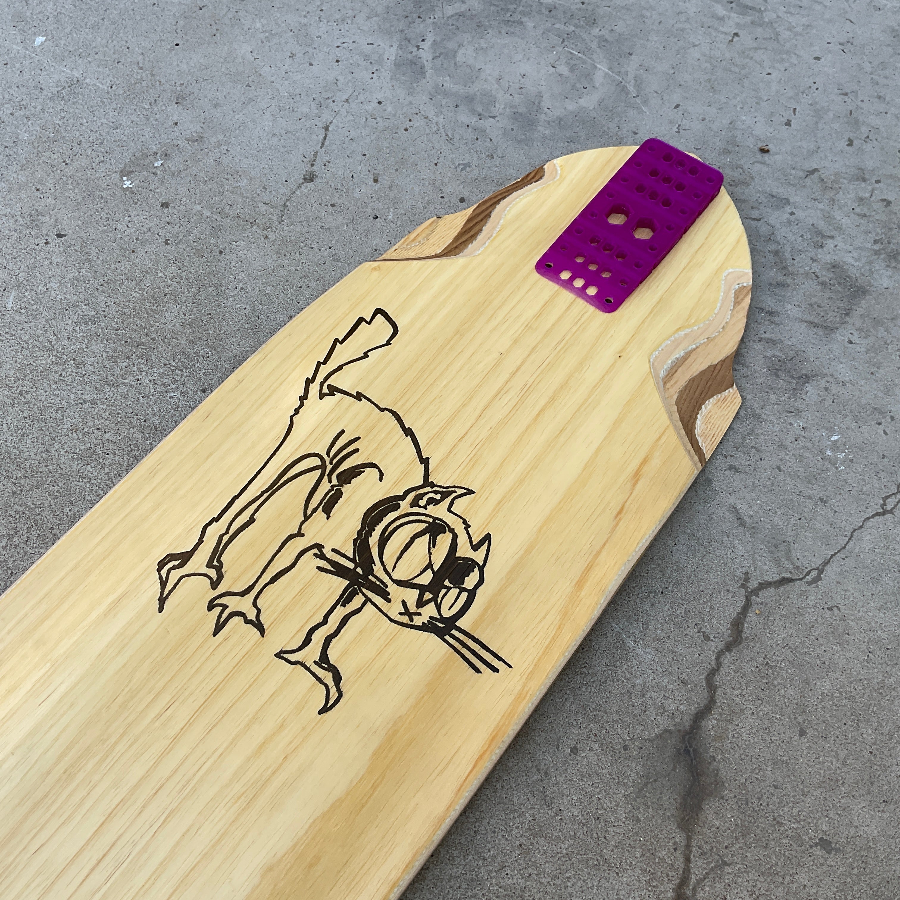 Hackbrett Das Schnelle 3.0 Reissue Eiche hell / Cat