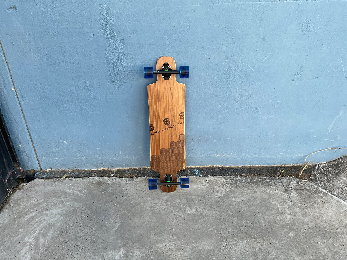 Hackbrett Drop Through Esche / Nussbaum Komplettbrett 2. Wahl