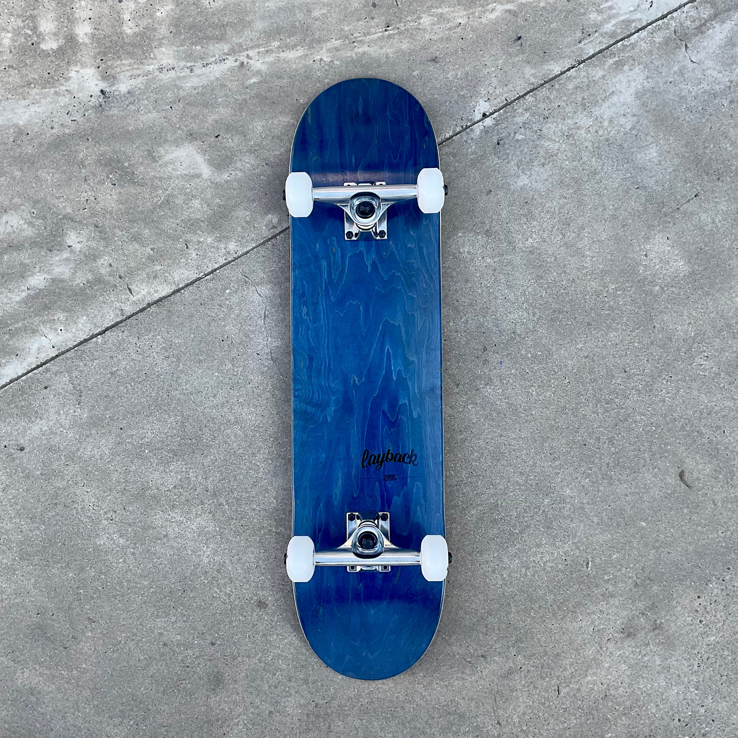 NB Skateboard Komplett Blue 7.75