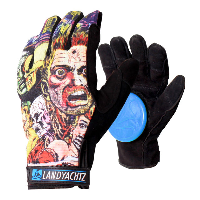 Landyachtz Comic Book Slide Gloves - XS layback-skateshop.myshopify.com Longboard Skateboard
