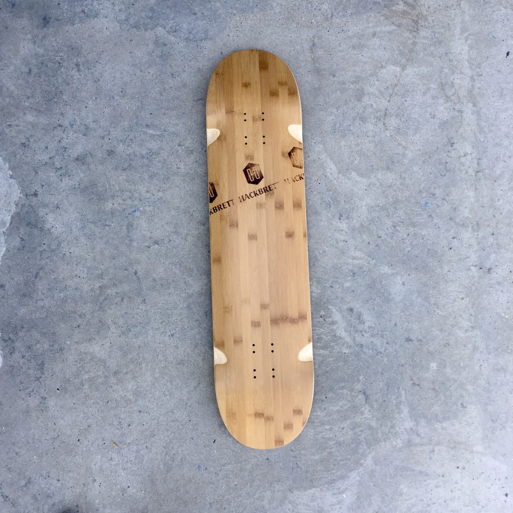 Hackbrett William 36,5" Bambus layback-skateshop.myshopify.com Longboard Skateboard