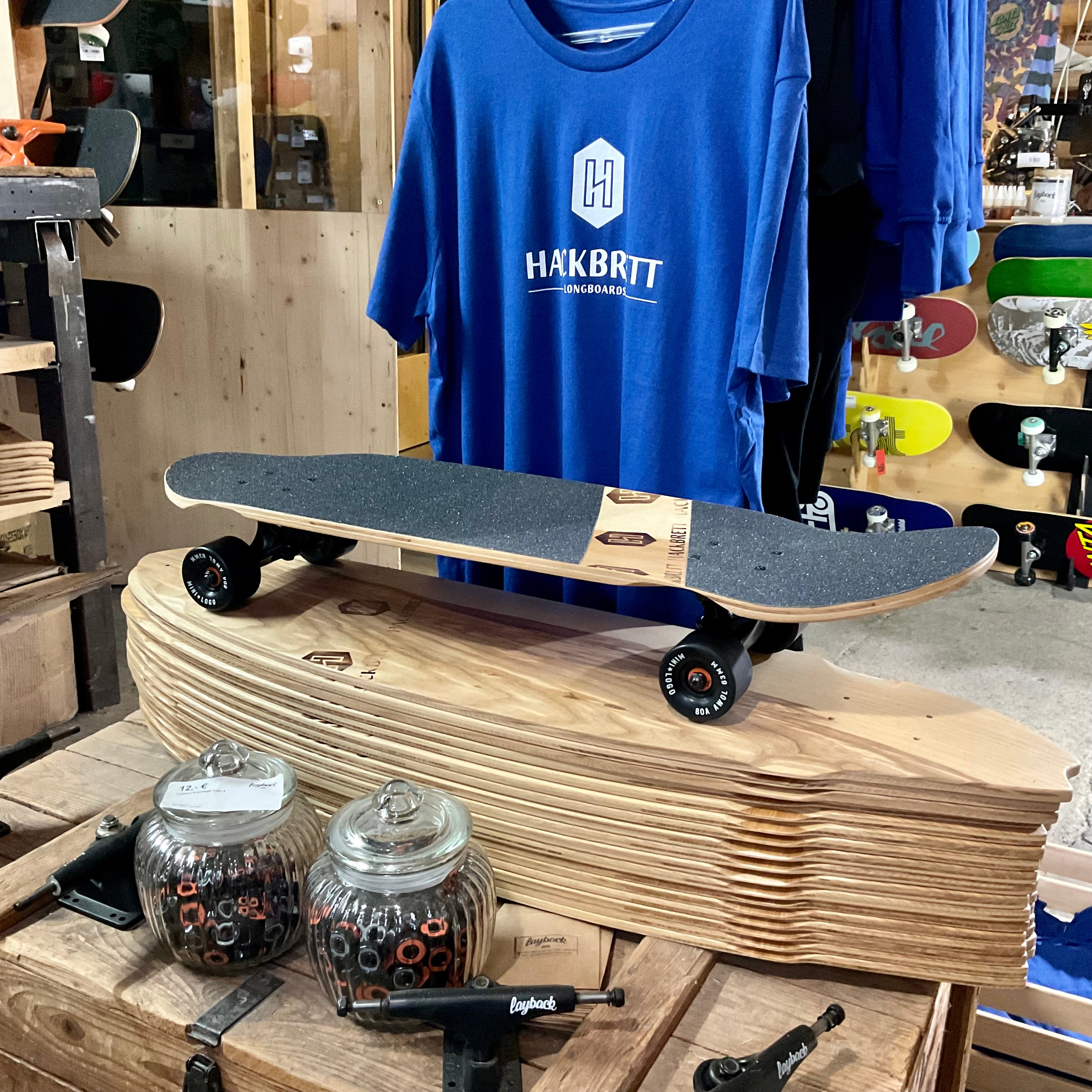 Hackbrett Rantanplan 30.9" Komplettbrett layback-skateshop.myshopify.com Longboard Skateboard