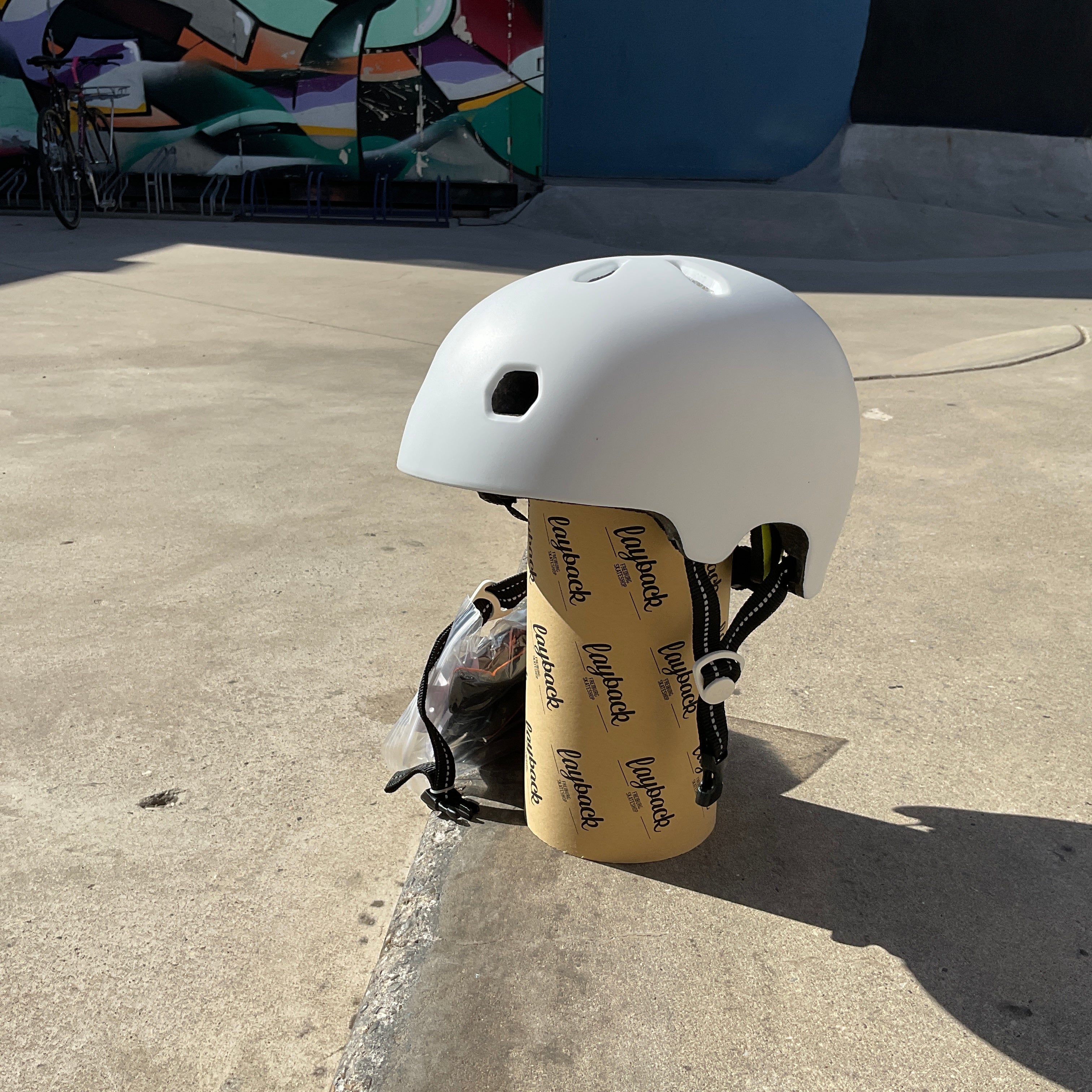 TSG Helm Meta Satin White S/M