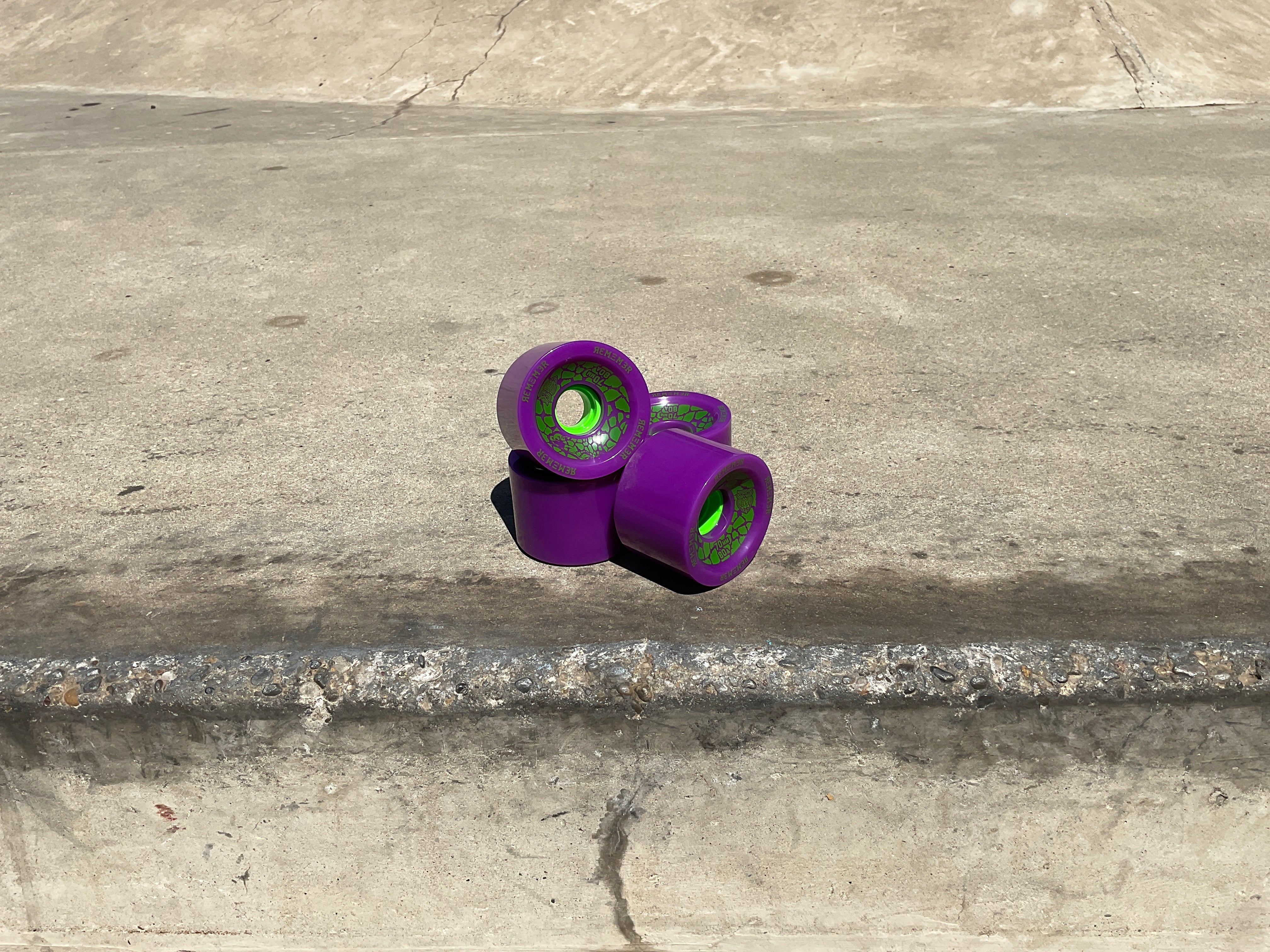 Remember Collective Savannah Slamma Wheels 70mm Purple 80a