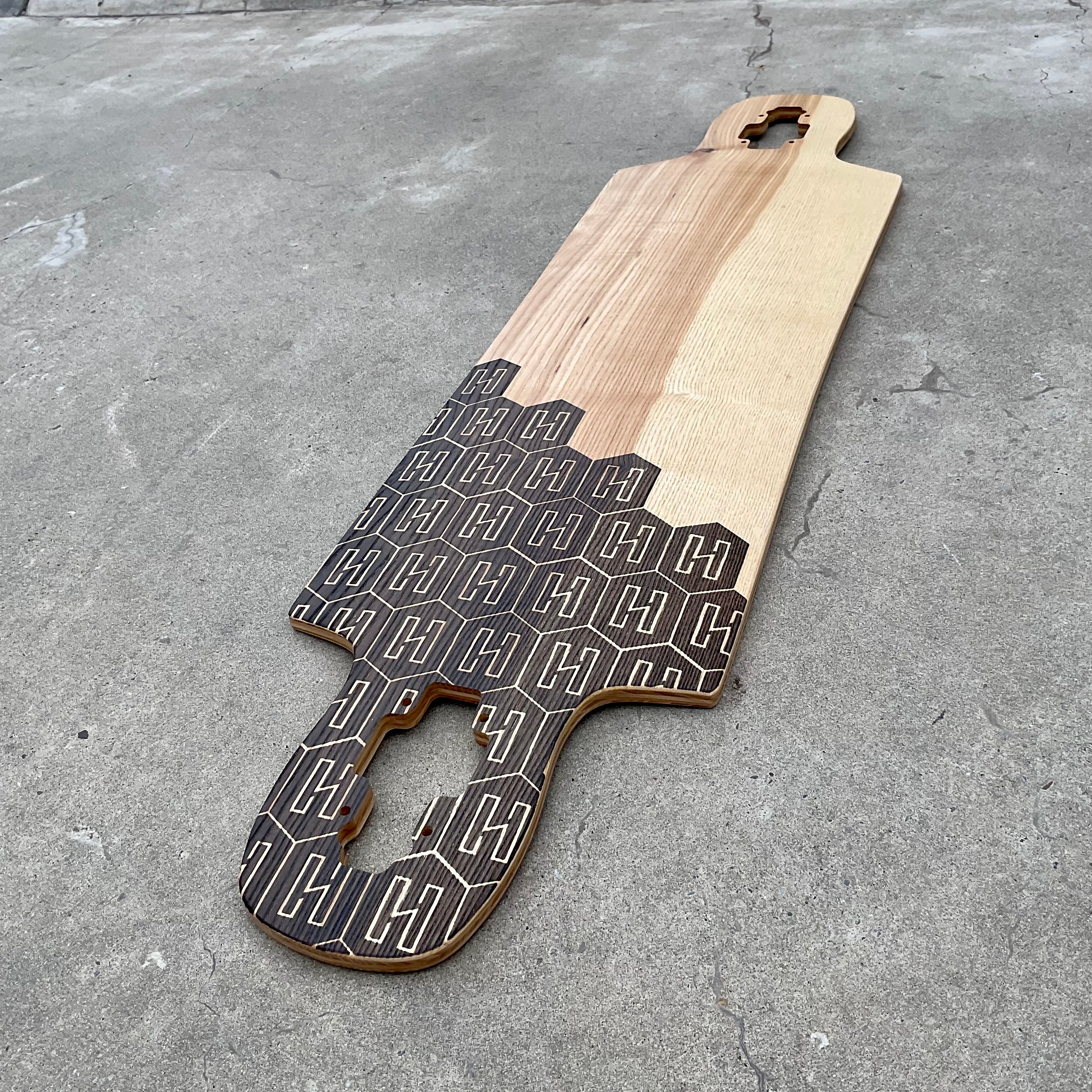 Hackbrett Tick 92cm Esche layback-skateshop.myshopify.com Longboard Skateboard