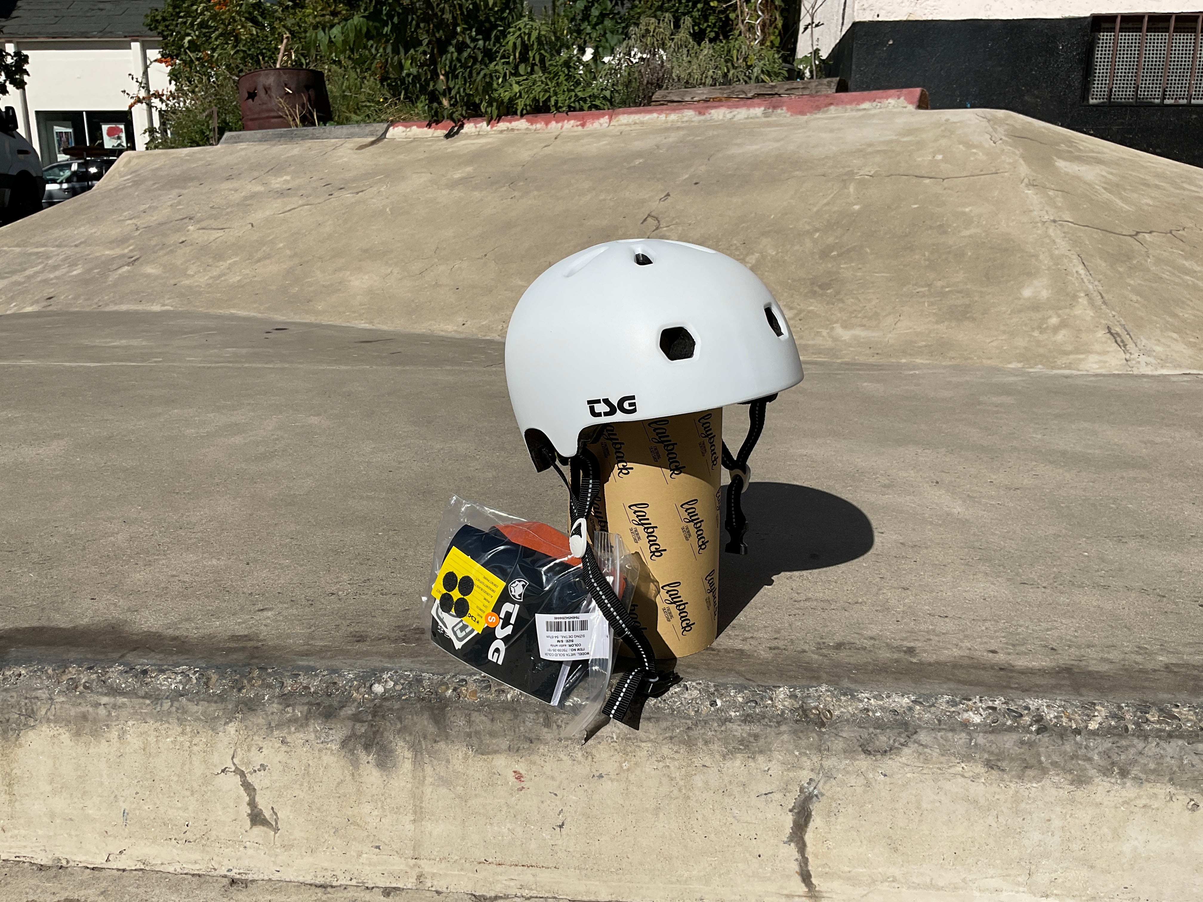 TSG Helm Meta Satin White S/M