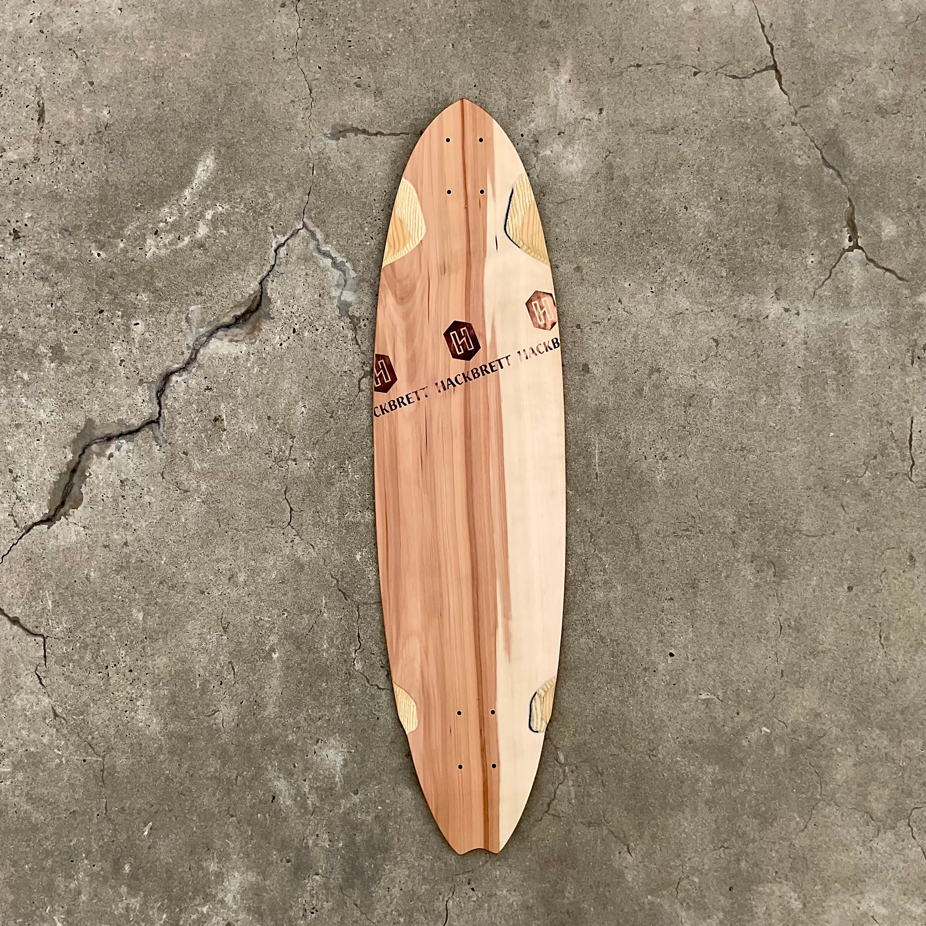 Hackbrett Luft 3.0 Waldapfel layback-skateshop.myshopify.com Longboard Skateboard