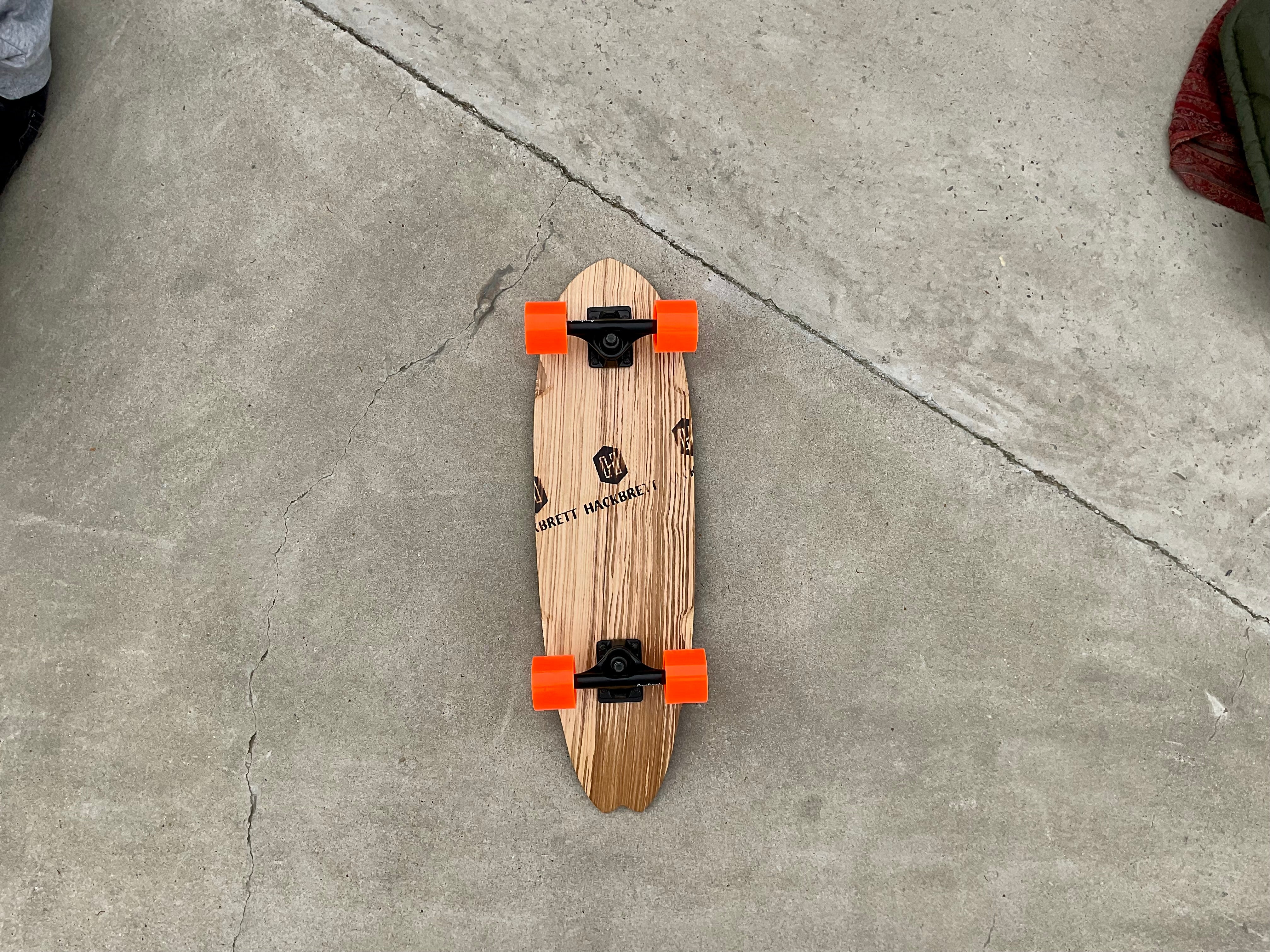 Hackbrett Mini Wasser Kick – Komplettbrett / Orangatang Love Handles