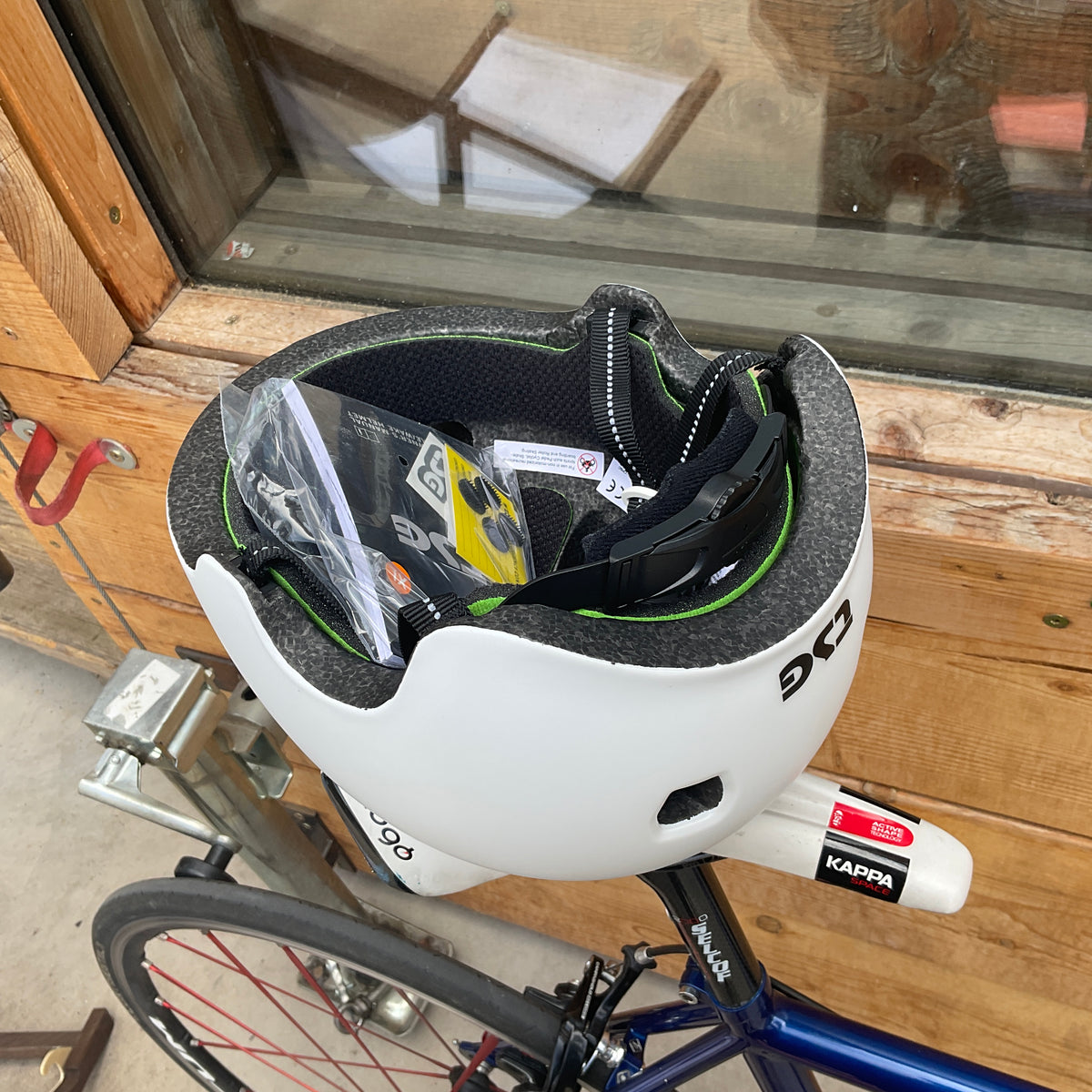 TSG Helm Meta Satin White L/XL