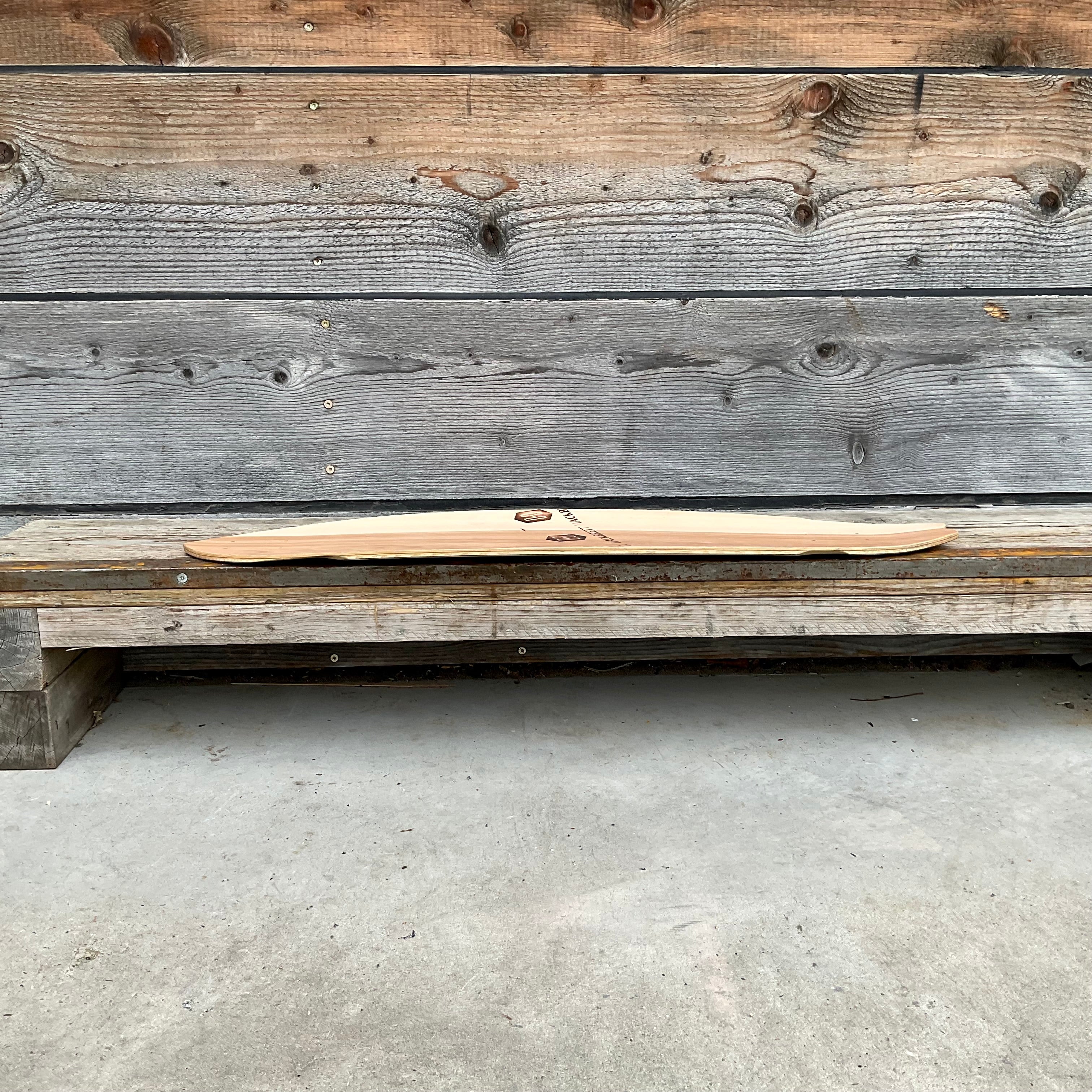 Hackbrett Luft 3.0 Waldapfel layback-skateshop.myshopify.com Longboard Skateboard